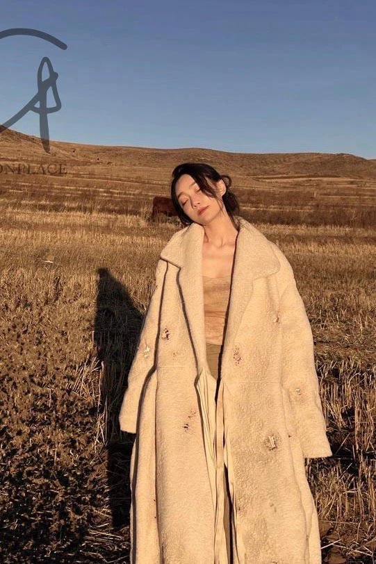 pengtai wool singeing coat W21106 - Image 8