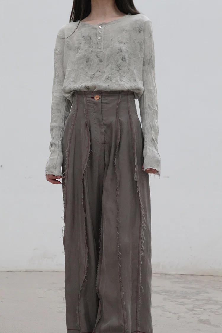 pengtai wormwood dyed cotton top MW21002 - Image 2