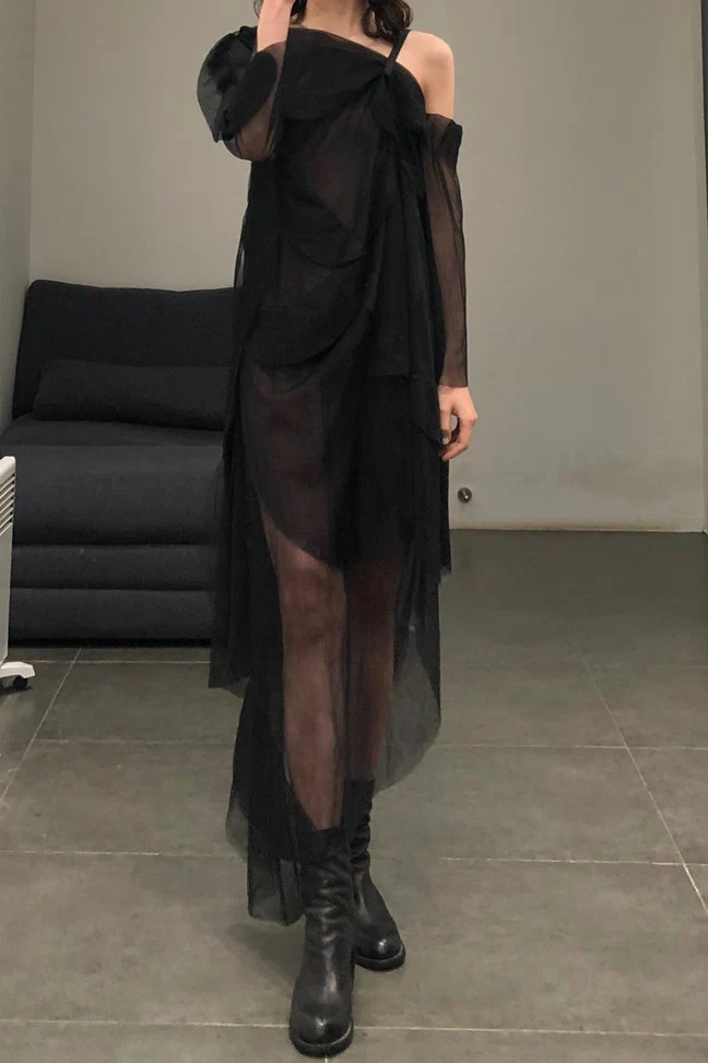phoebe english (gauze dress) DRS 273 SOFT TULLE