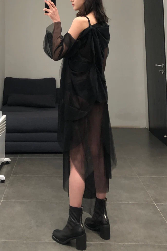 phoebe english (gauze dress) DRS 273 SOFT TULLE - Image 3