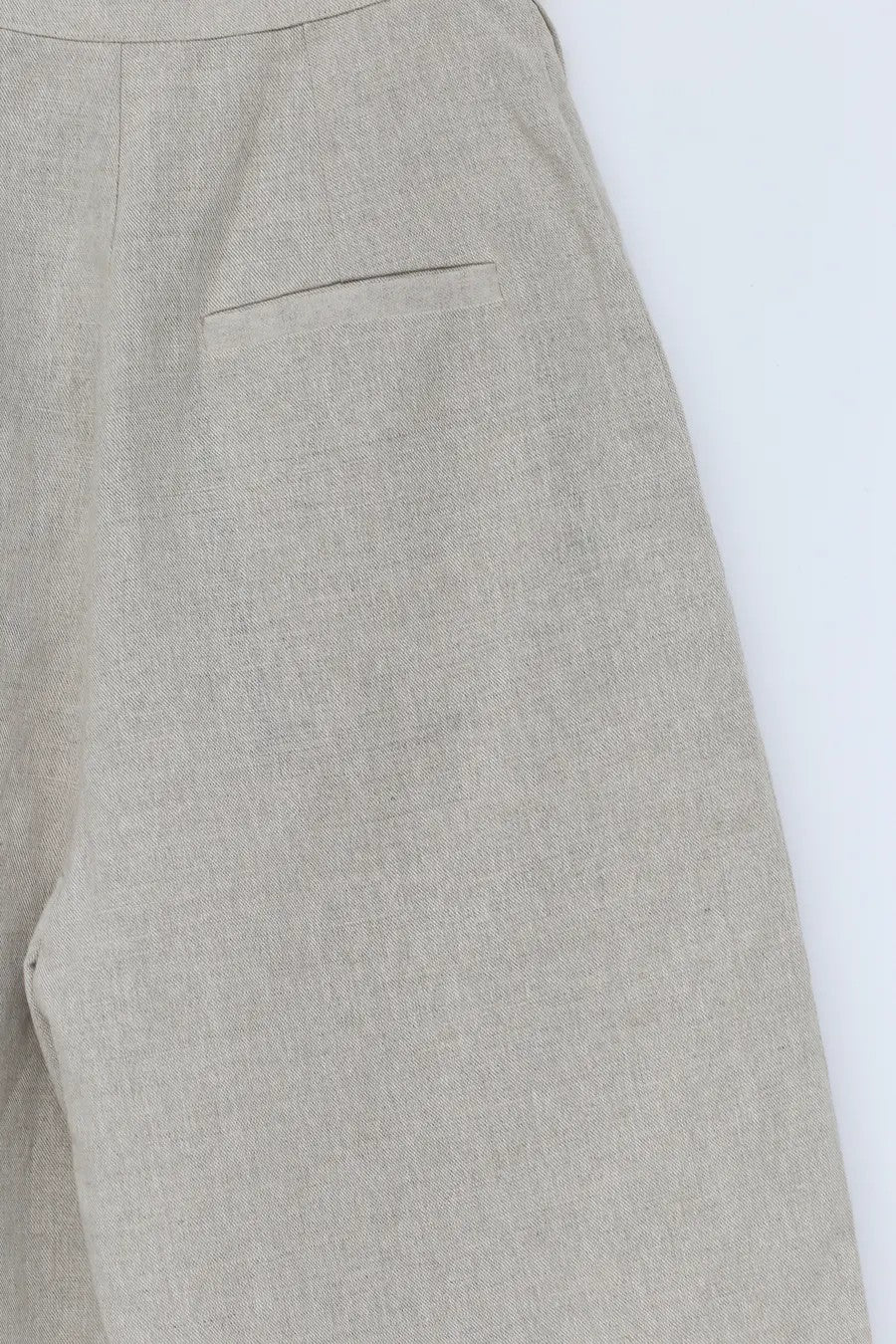 PHOEBE ENGLISH TRS134 Split Hem Pants White - Image 6