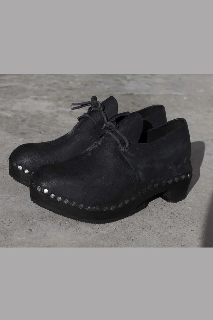 PRPATTERSON (vegetable tanned leather cowhide, clogs shoes) W17S-12-VT WO - Image 16