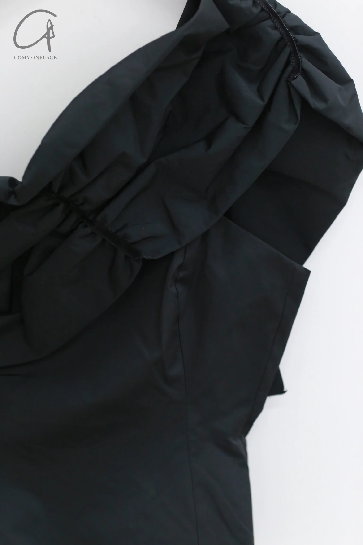 Renaissance Renaissance asymmetric draped corset RNS-THEA BUSTIER-BLACK THEA BUSTIER - Image 7