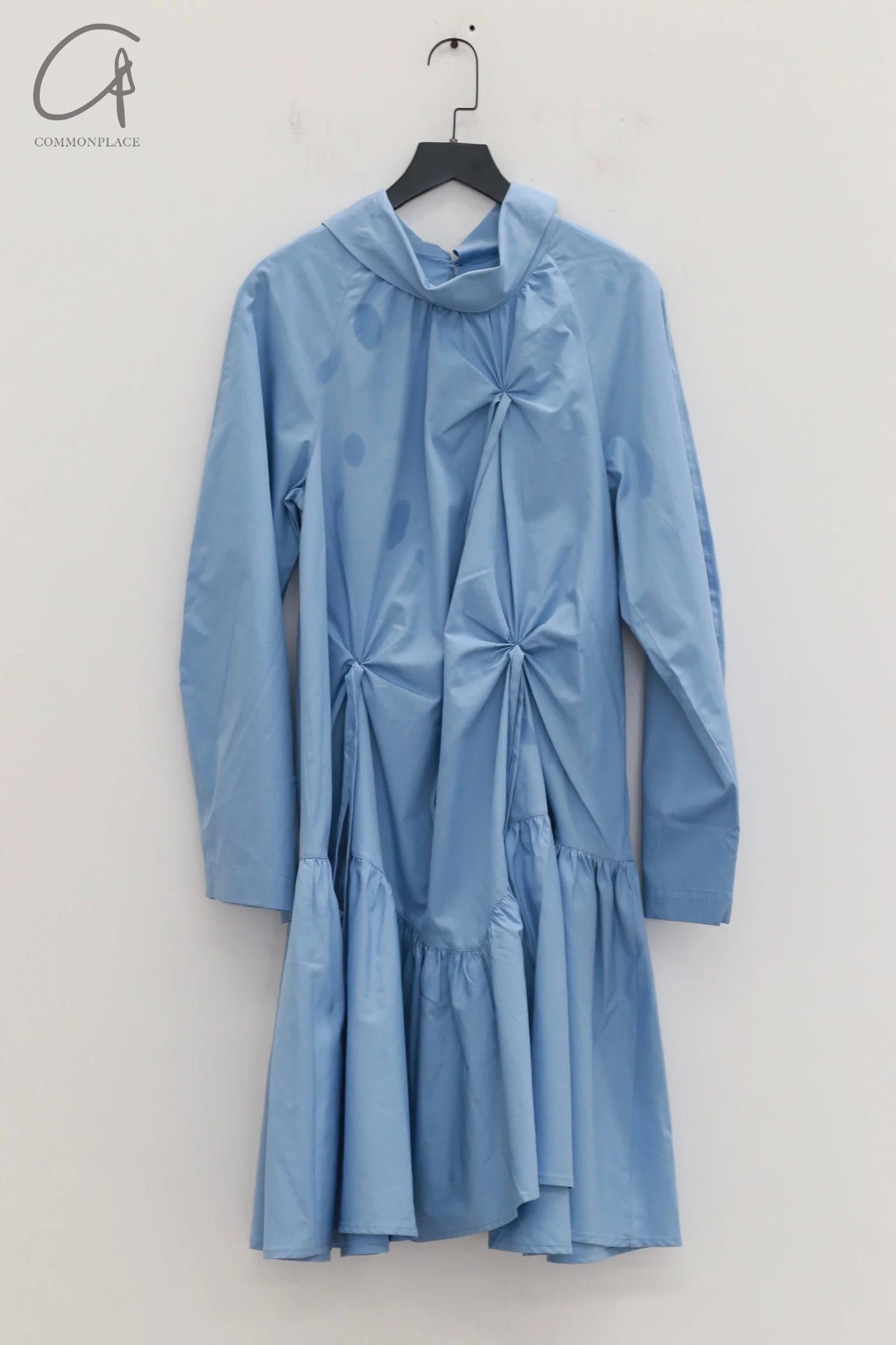 Renaissance Renaissance loose fit cotton dress RNS-LILY-BLUE - Image 4