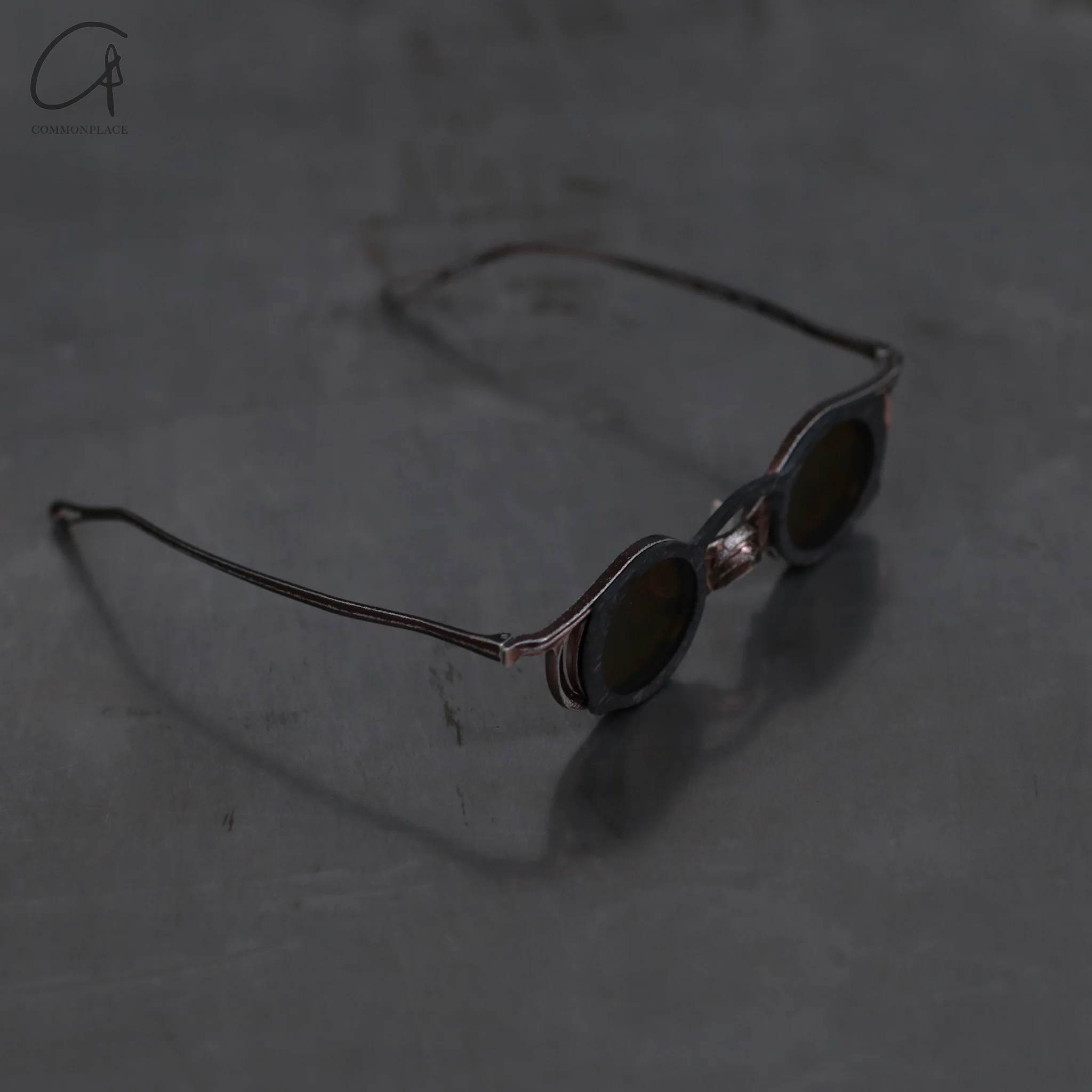 Rigards free disassembly handmade sunglasses RG2049AL series collection RG-RG2049AL-QTHTMZ-F bronze black frame transparent brown - Image 5