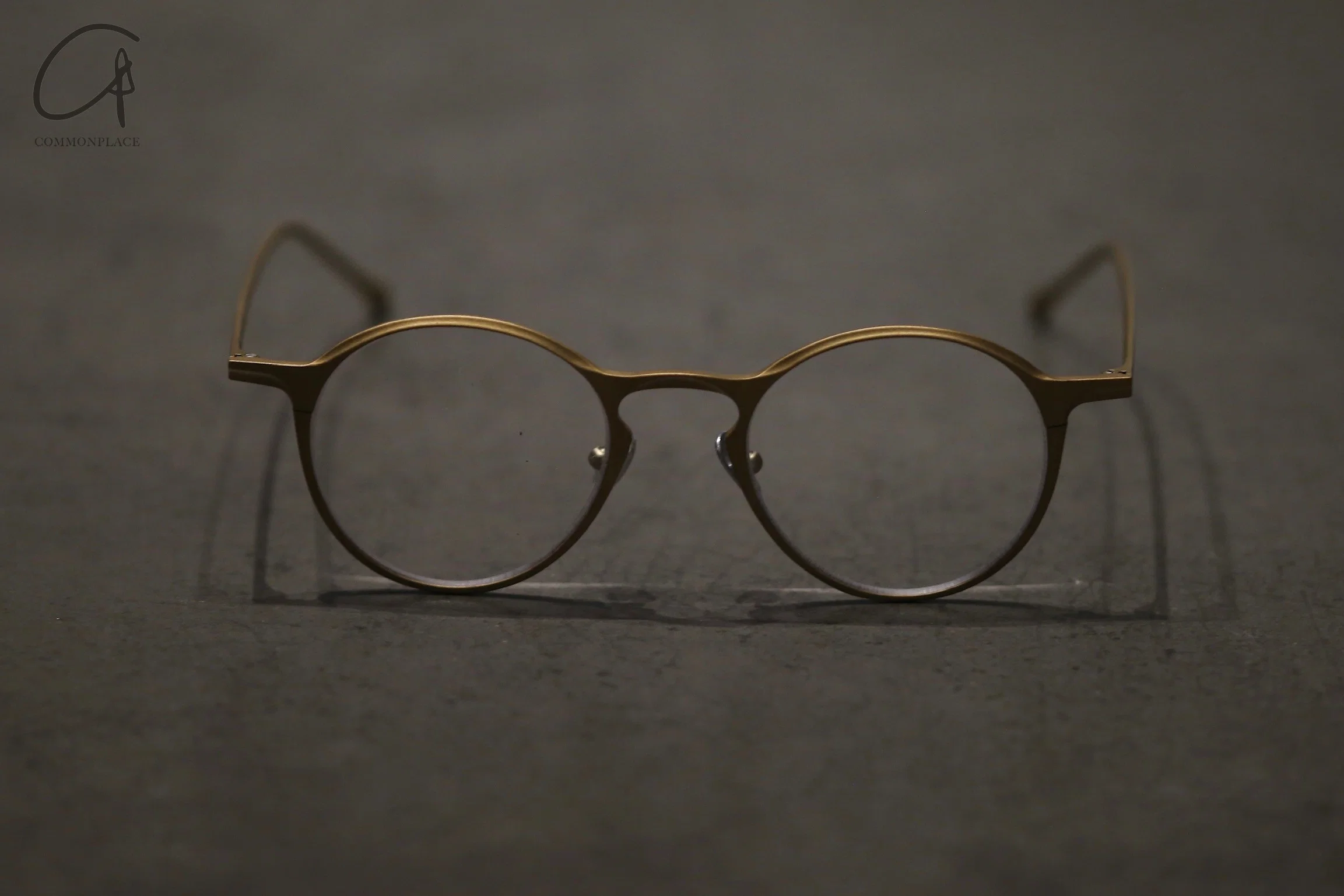 Rigards Gold Matte Clear Glasses RG0108CU - Image 2