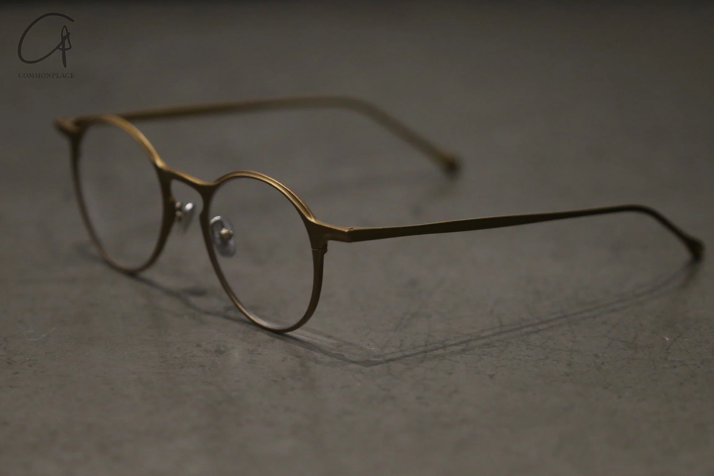 Rigards Gold Matte Clear Glasses RG0108CU - Image 3