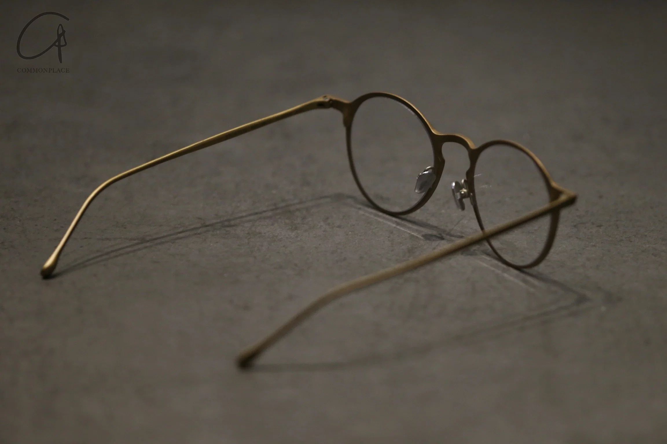 Rigards Gold Matte Clear Glasses RG0108CU - Image 4
