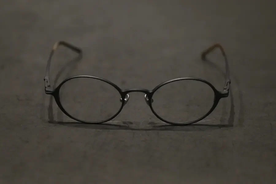 Rigards oval aluminum magnesium alloy frame glasses RG0103AL series collection RG-RG0103AL-HTM gray transparent lens - Image 2
