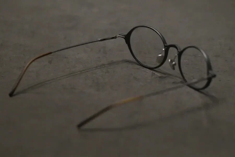Rigards oval aluminum magnesium alloy frame glasses RG0103AL series collection RG-RG0103AL-HTM gray transparent lens - Image 4