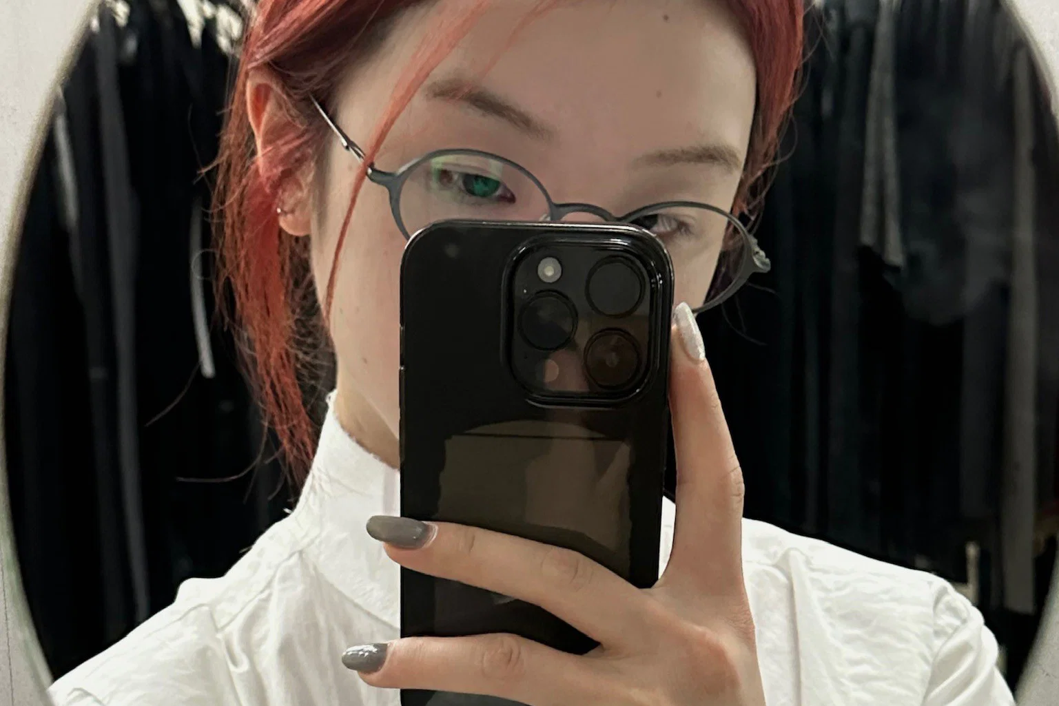 Rigards oval aluminum magnesium alloy frame glasses RG0103AL series collection RG-RG0103AL-HTM gray transparent lens - Image 7