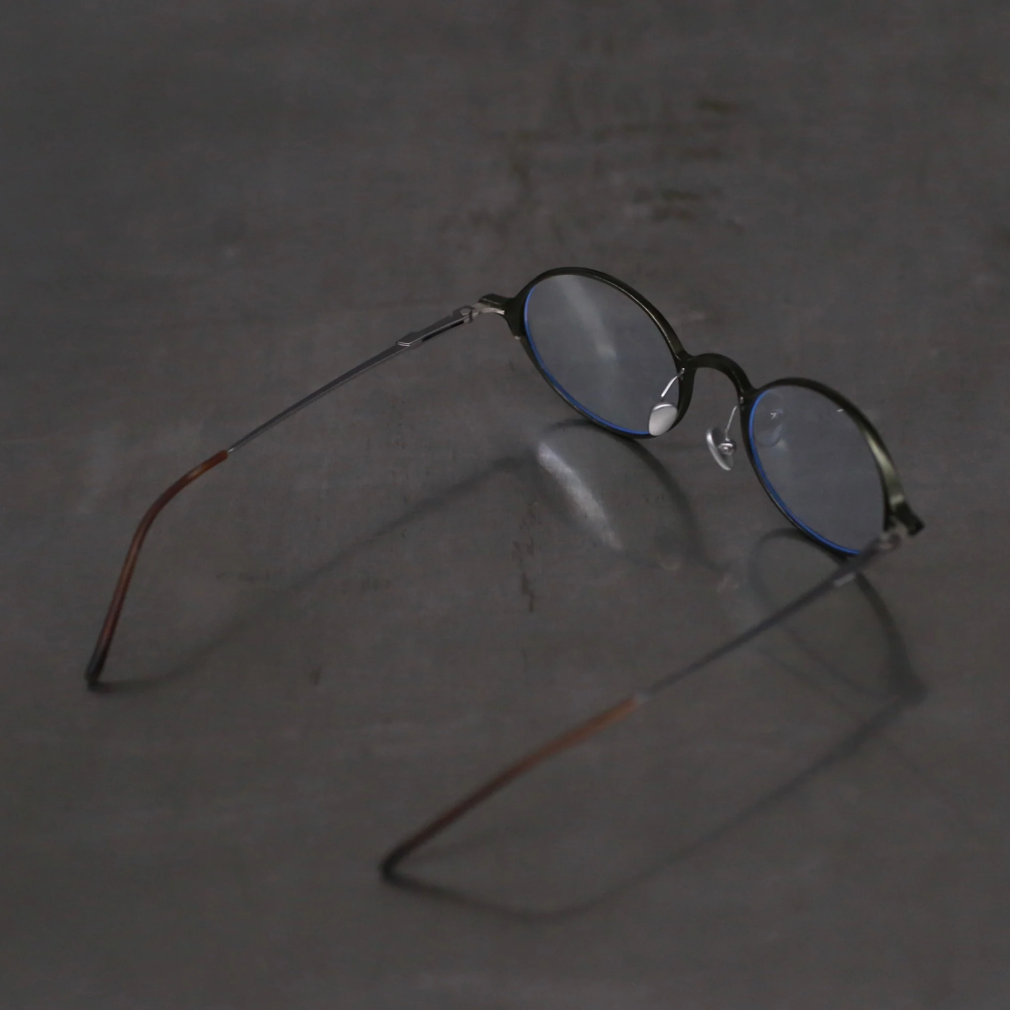 Rigards Oval Aluminum Magnesium Alloy Frame Eyeglasses RG0103AL Series Collection RG-RG0103AL-GLTM Olive Transparent - Image 4