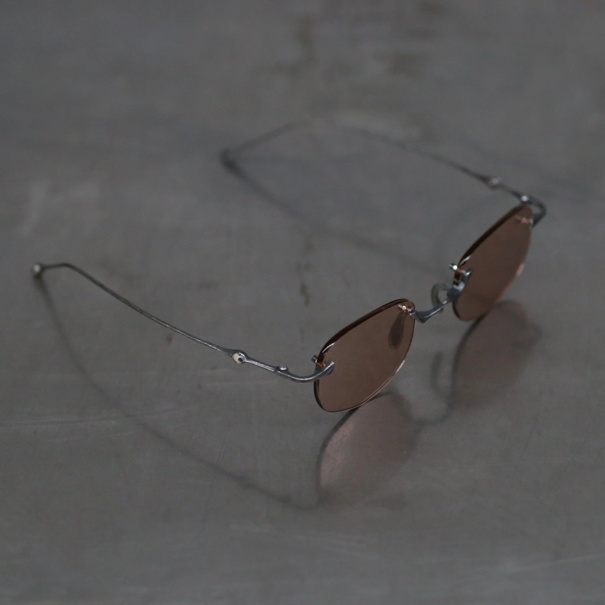 Rigards RG1081AG Series 925 Silver Rimless Sunglasses RG-RG1081AG-CYHP (STERLING SILVER ROUGE LENS) - Image 3