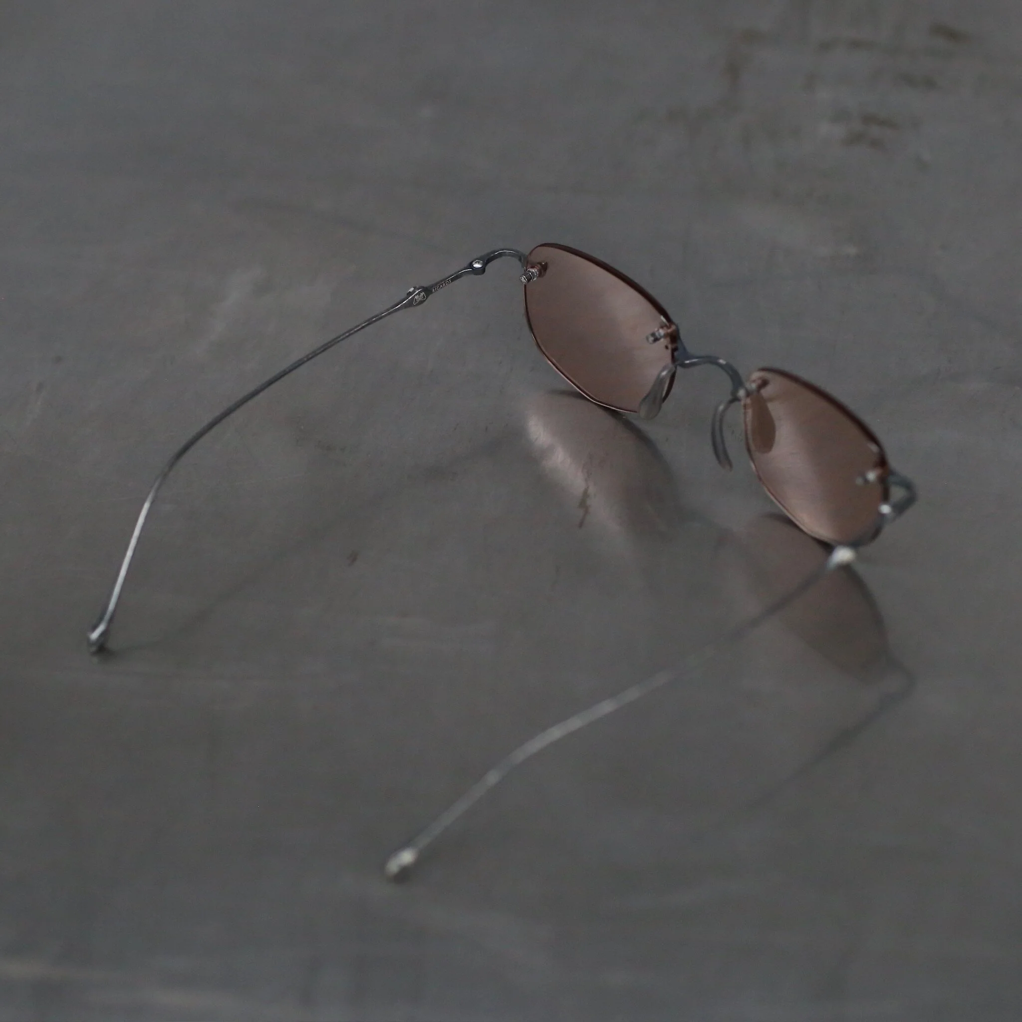 Rigards RG1081AG Series 925 Silver Rimless Sunglasses RG-RG1081AG-CYHP (STERLING SILVER ROUGE LENS) - Image 4