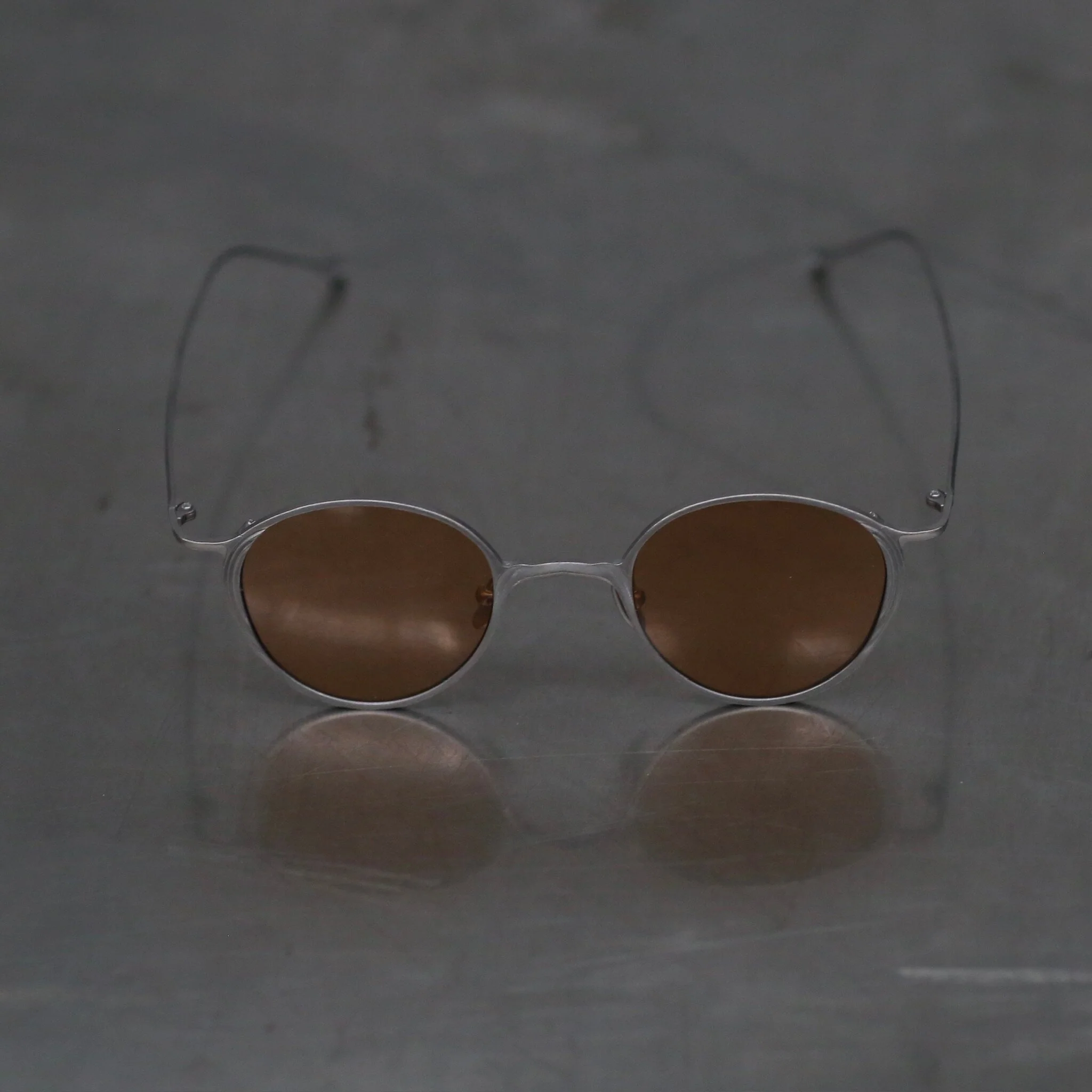 Rigards RG1091TI Series Titanium Sunglasses RG-RG1091TI-GTSWY (ANTIQUE TITANIUM SALMON LENS) - Image 2