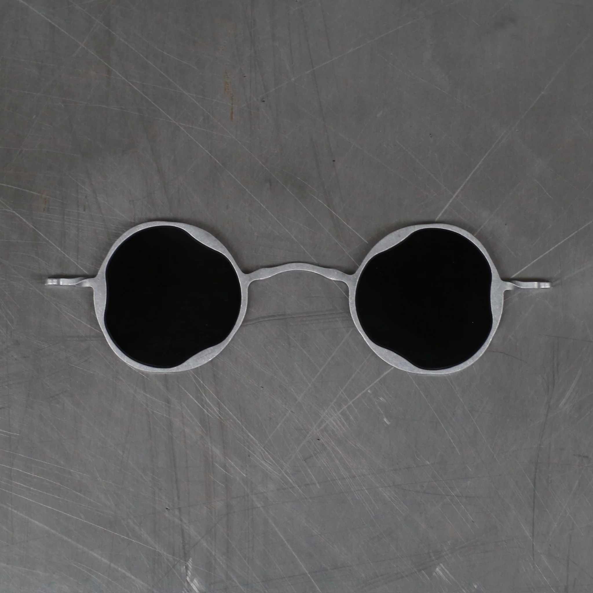 Rigards RG1912CU series titanium and copper double-layer sunglasses RG-RG1912CU CLIP-TJSYGSH titanium frame matte dark gray lenses - Image 2