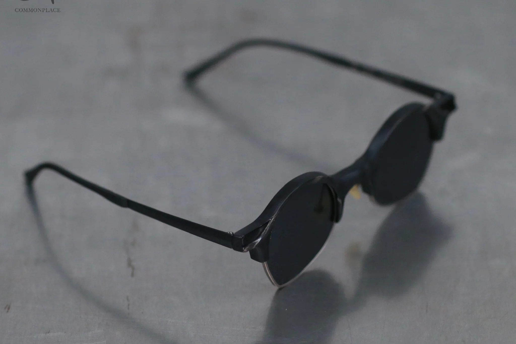 Rigards RG1928 series natural buffalo horn wire cutting high degree handmade glasses RG-RG1928-HBSHP black and white dark gray lenses - Image 3