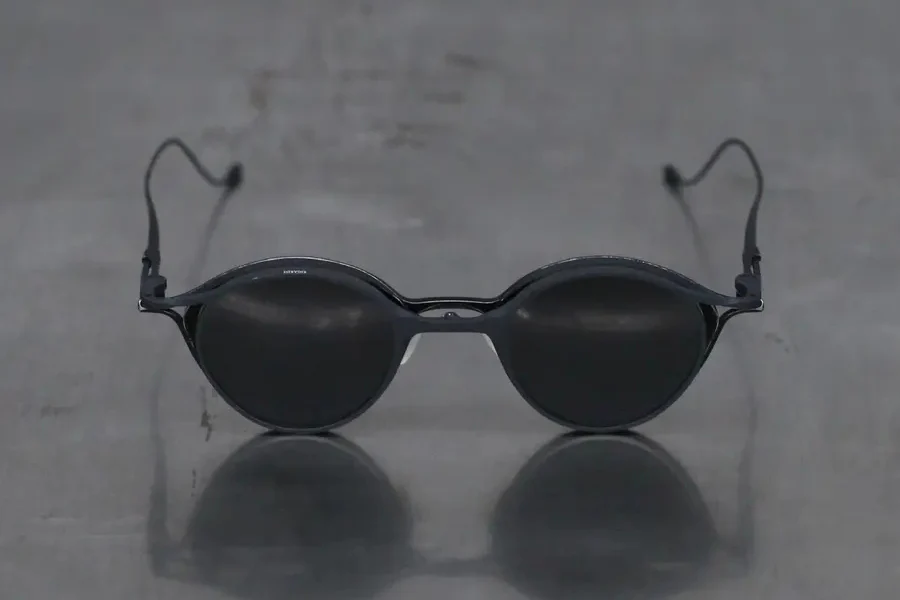 Rigards RG1038 series collection detachable double-layer plain sunglasses RG-RG1038ST-FGHHMS retro black gray frame frosted dark gray transparent - Image 3
