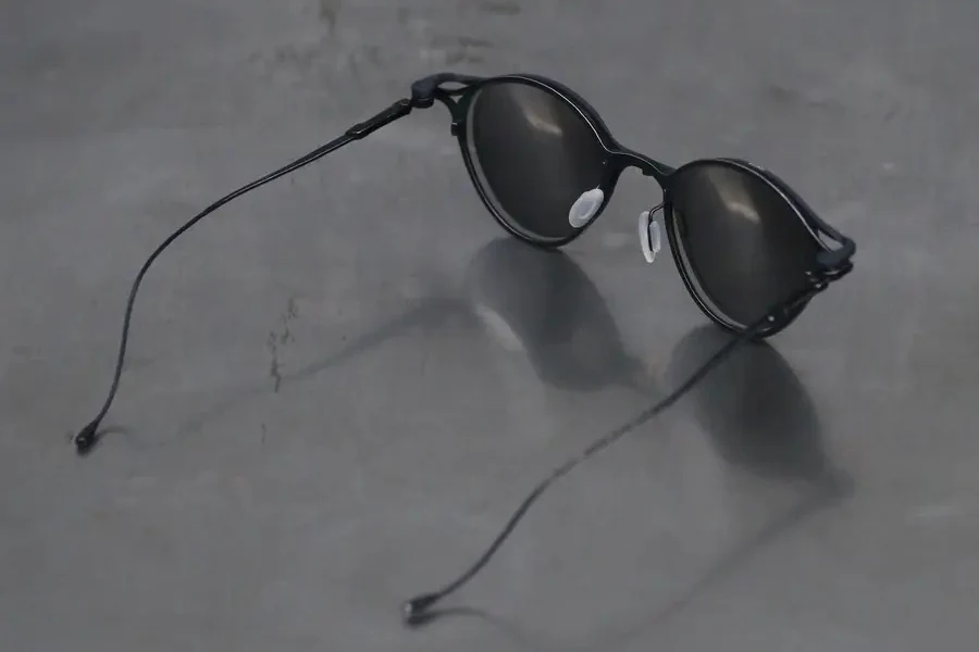 Rigards RG1038 series collection detachable double-layer plain sunglasses RG-RG1038ST-FGHHMS retro black gray frame frosted dark gray transparent - Image 5