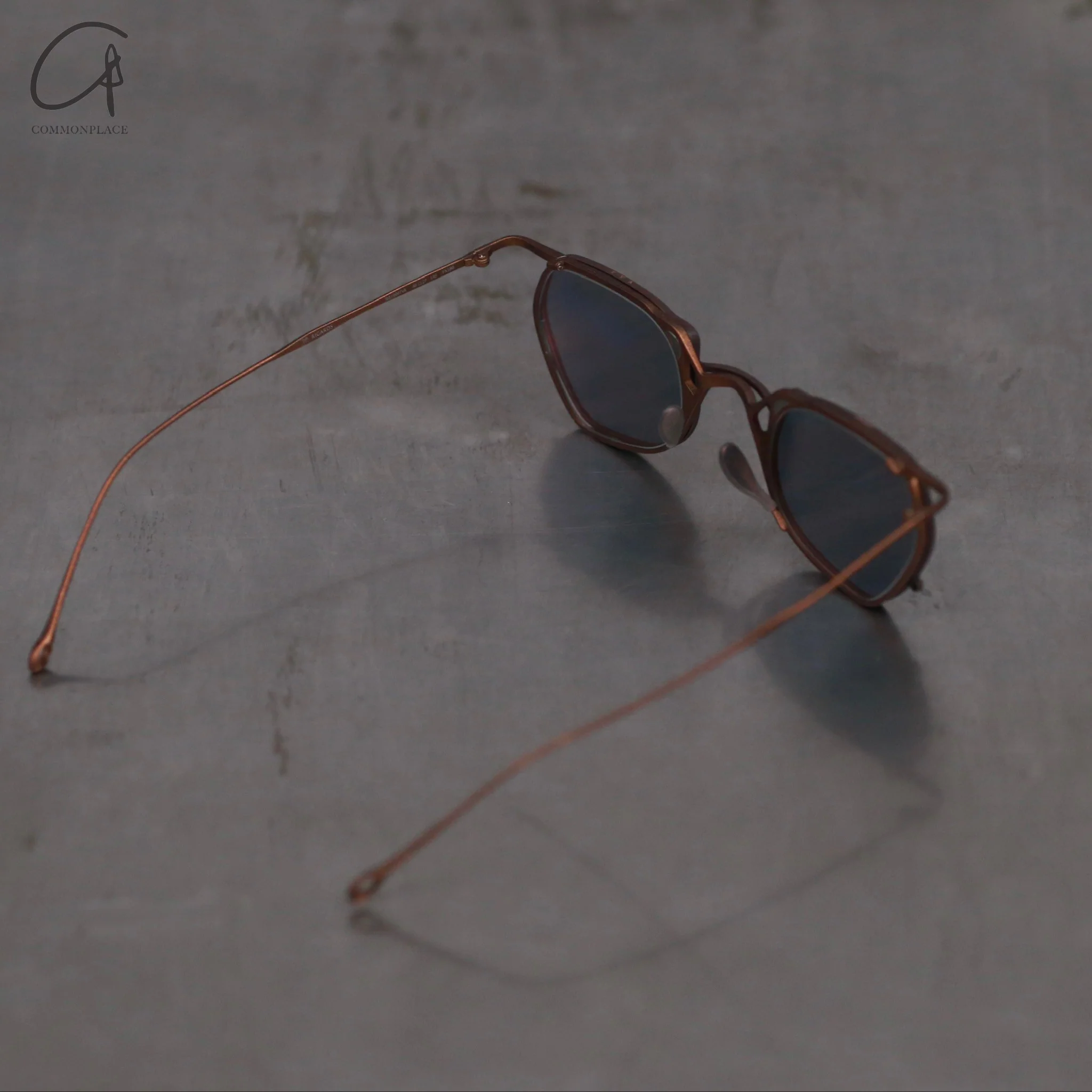 Rigards X TVA Joint RG1999TVA Series Special Shaped Double Layer Sunglasses RG-RG1999TVA-GQTTML Ancient Bronze/Transparent+Blue Lenses - Image 5