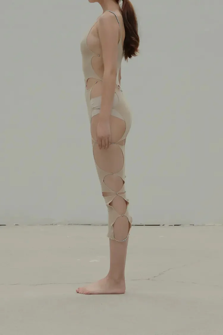 Rui Full body suit  r002-aw20 oatmeal - Image 16