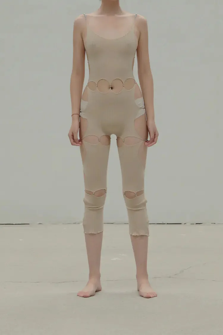 Rui Full body suit  r002-aw20 oatmeal - Image 3