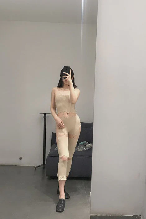 Rui Full body suit  r002-aw20 oatmeal - Image 6