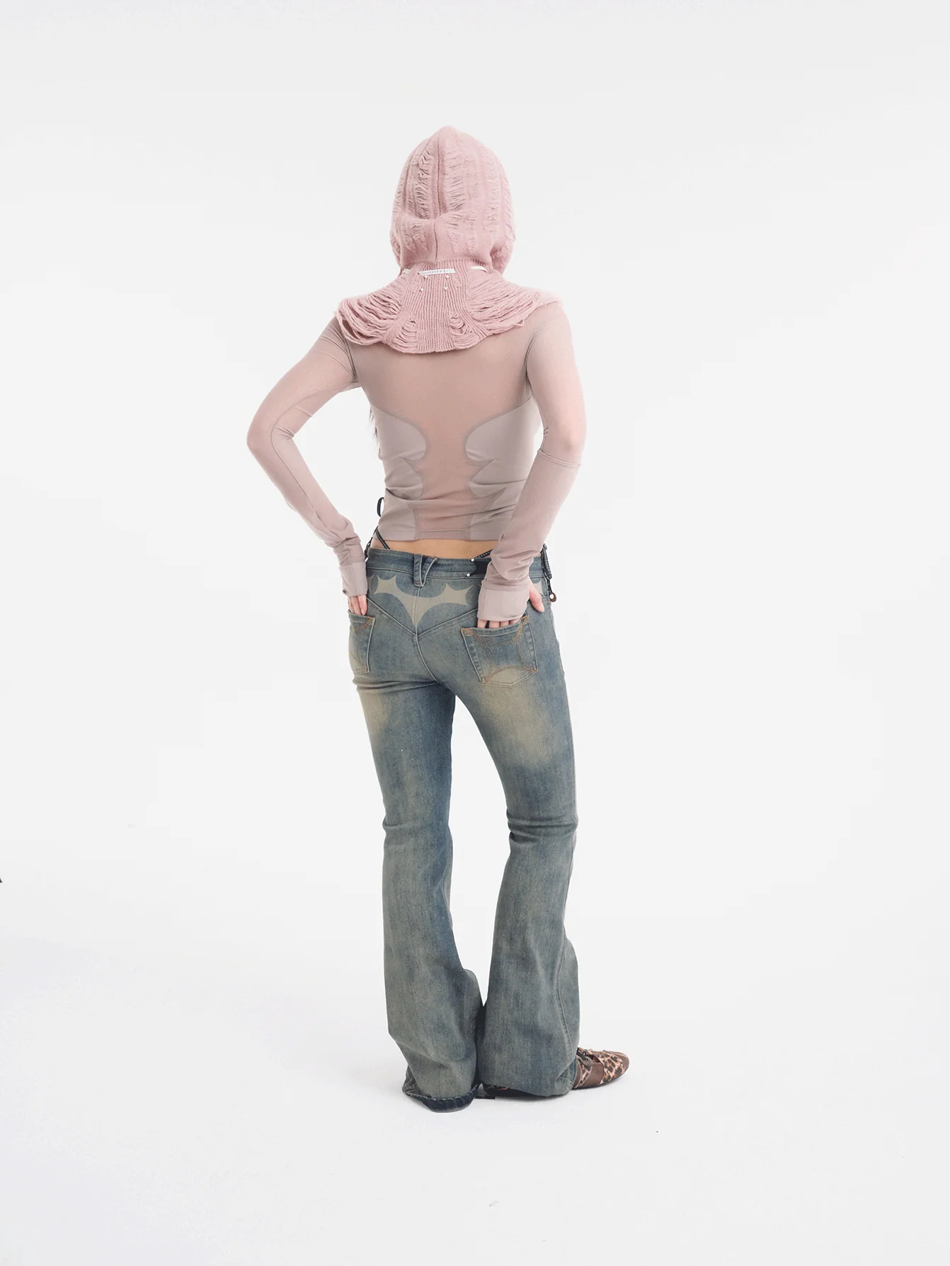 RUI built 25 autumn and winter sports stitching hollow long sleeves RUI-RAW25WV05-Smoke - Image 17