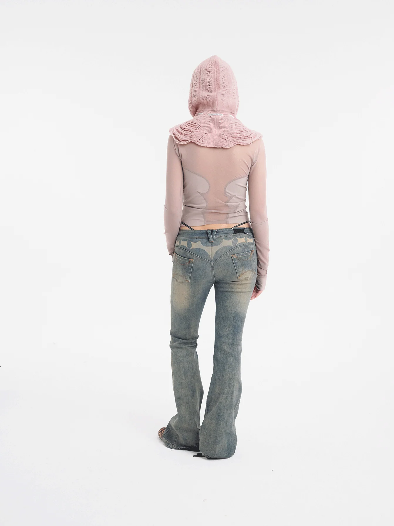 RUI built 25 autumn and winter sports stitching hollow long sleeves RUI-RAW25WV05-Smoke - Image 18