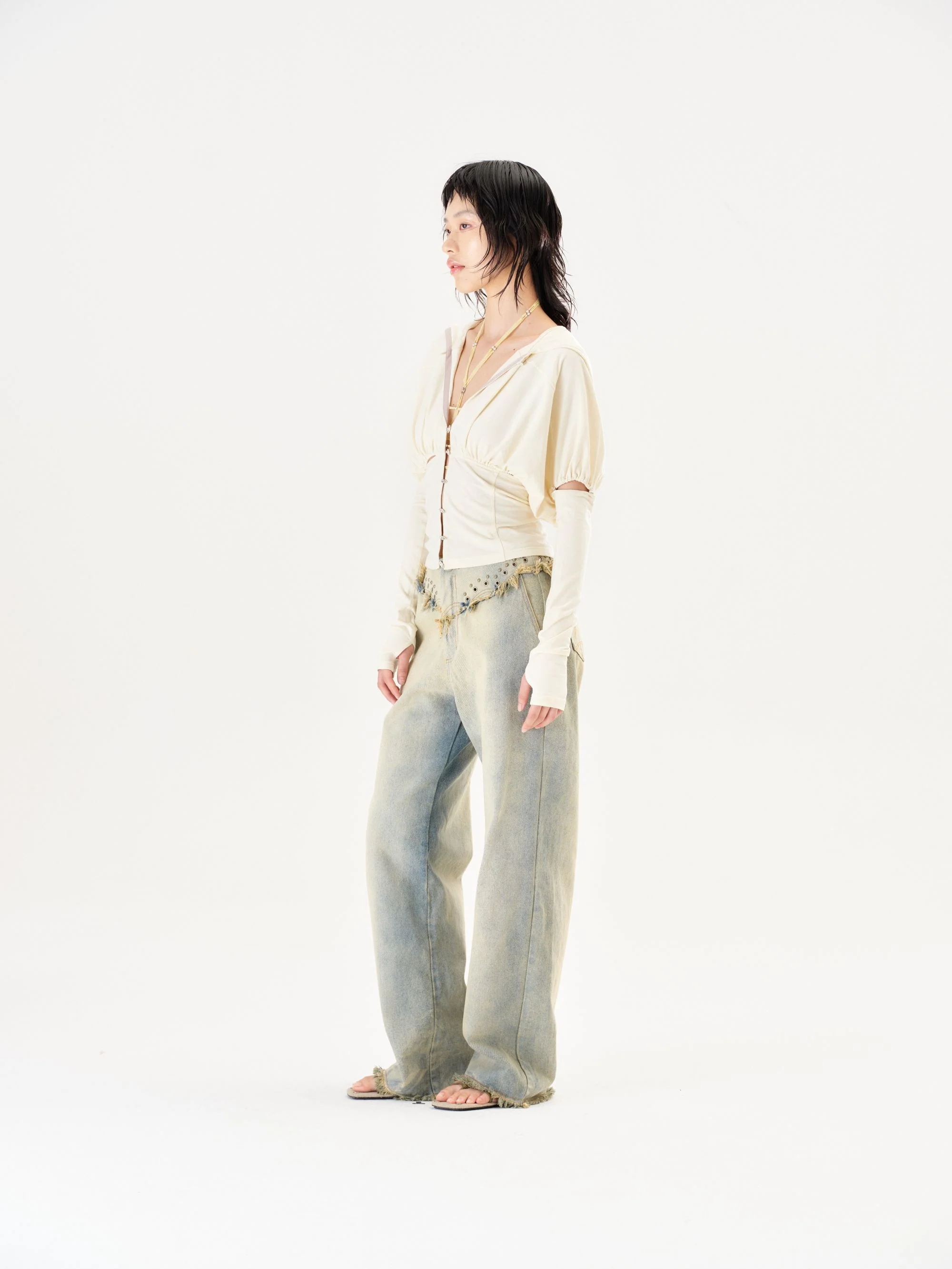 RUI Built 26 Early Spring Jeans with Thin Straps, Rivets, and Curved Blade Design, RUI-S26WV25-Sun-faded Blue (Sun-faded Vintage Blue) - Image 20