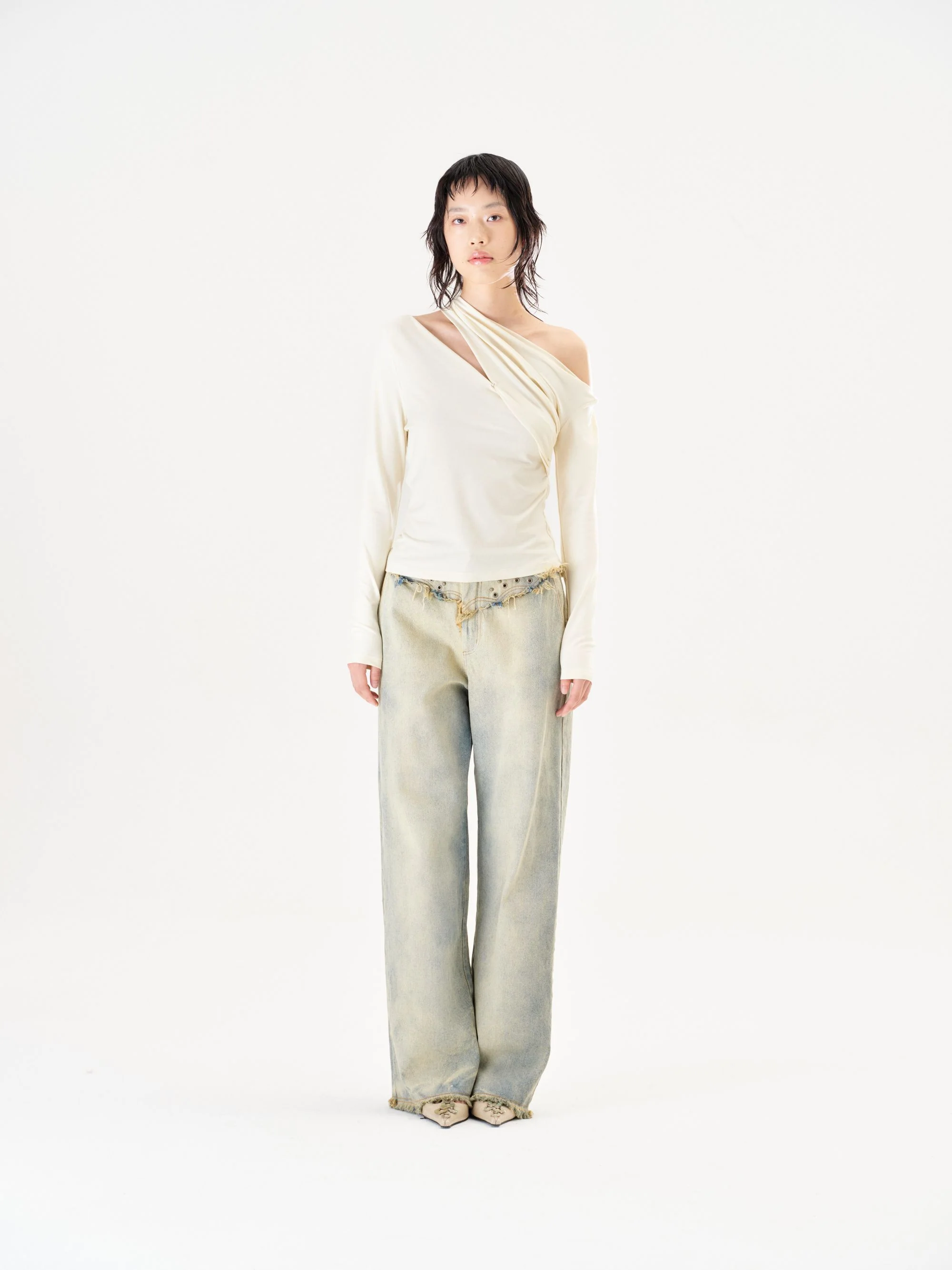 RUI Built 26 Early Spring Jeans with Thin Straps, Rivets, and Curved Blade Design, RUI-S26WV25-Sun-faded Blue (Sun-faded Vintage Blue) - Image 22