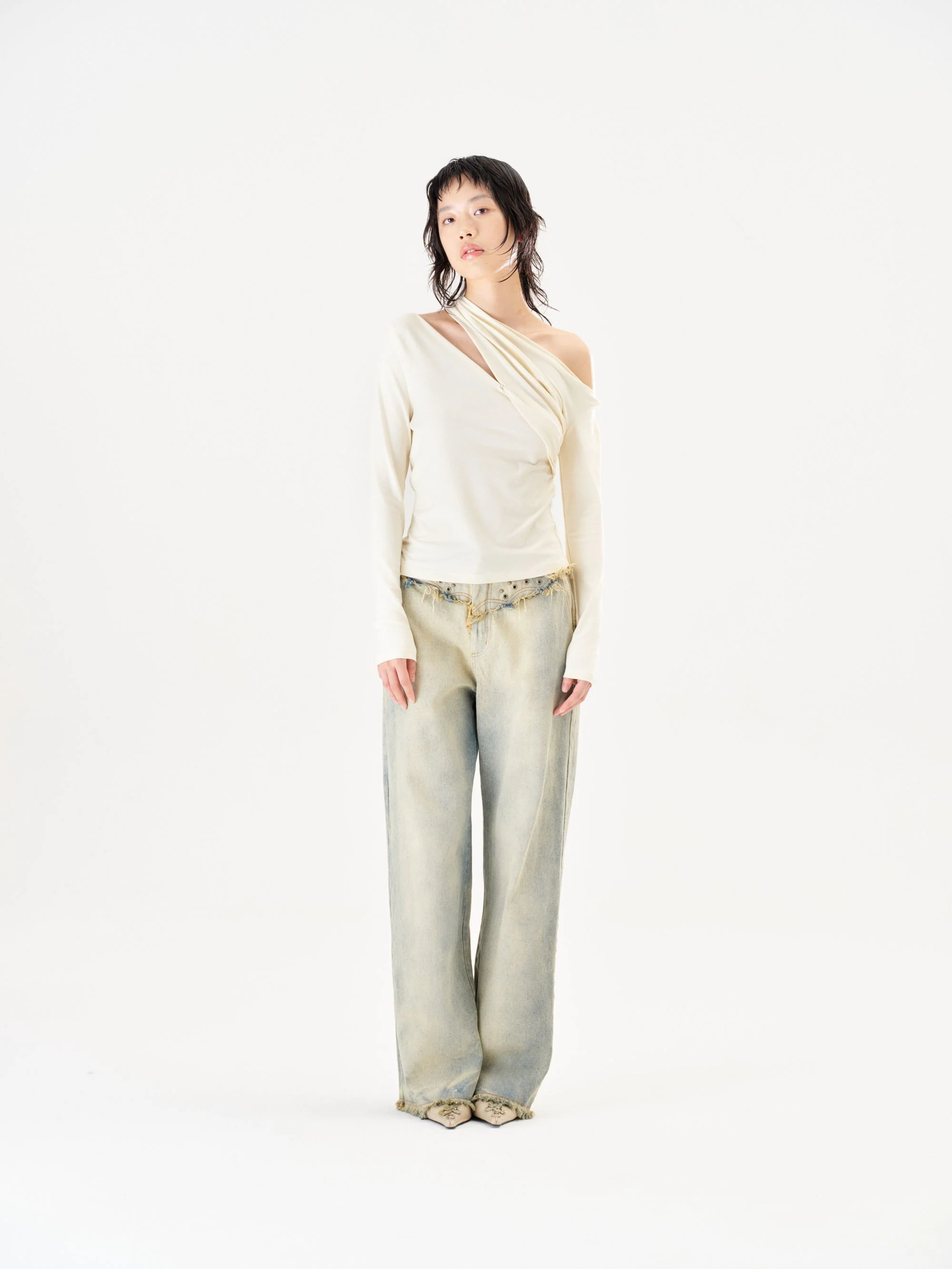 RUI Built 26 Early Spring Jeans with Thin Straps, Rivets, and Curved Blade Design, RUI-S26WV25-Sun-faded Blue (Sun-faded Vintage Blue) - Image 24