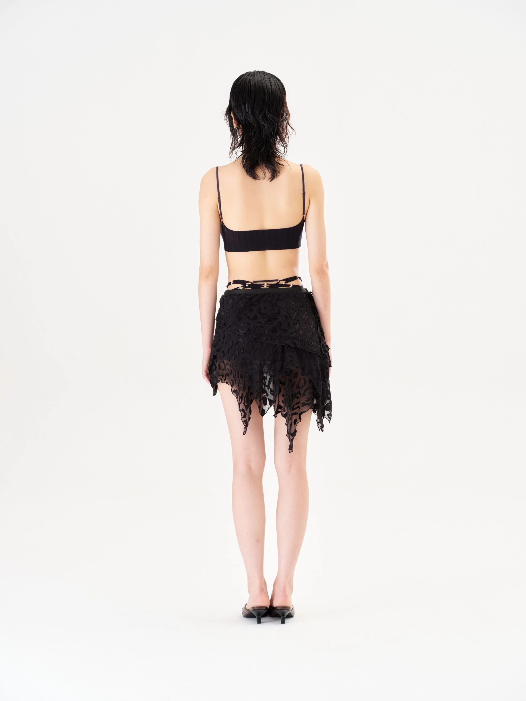 RUI built 26 Early Spring Semi-Sheer Thin Strap Camisole Bra RUI-S26SF01ON1-Onyx - Image 7