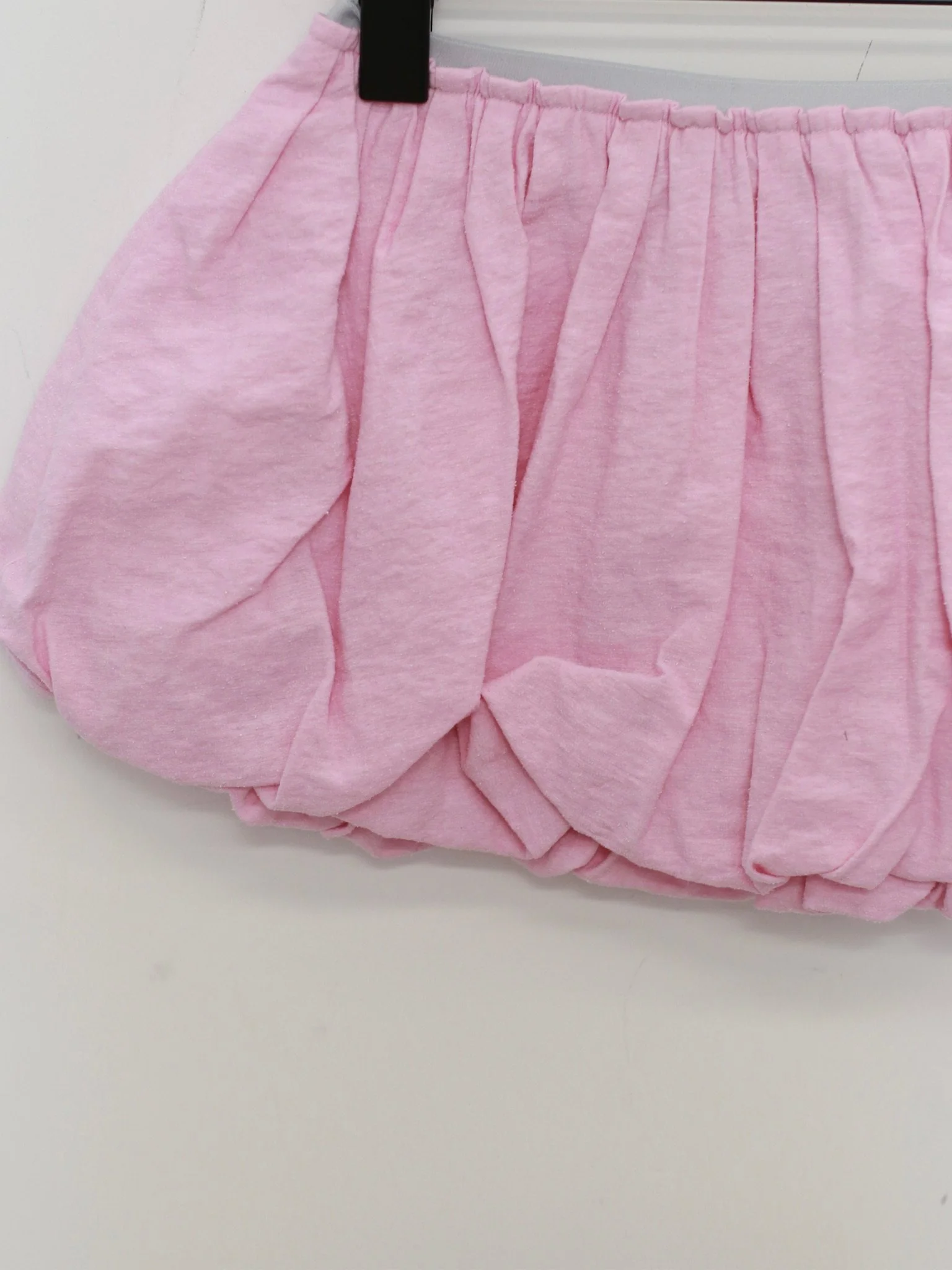 RUI built Spring/Summer 2026 Linen-feel silk striped tulip skirt RUI-S26WV15-Cameo Rose (dusty rose) - Image 4