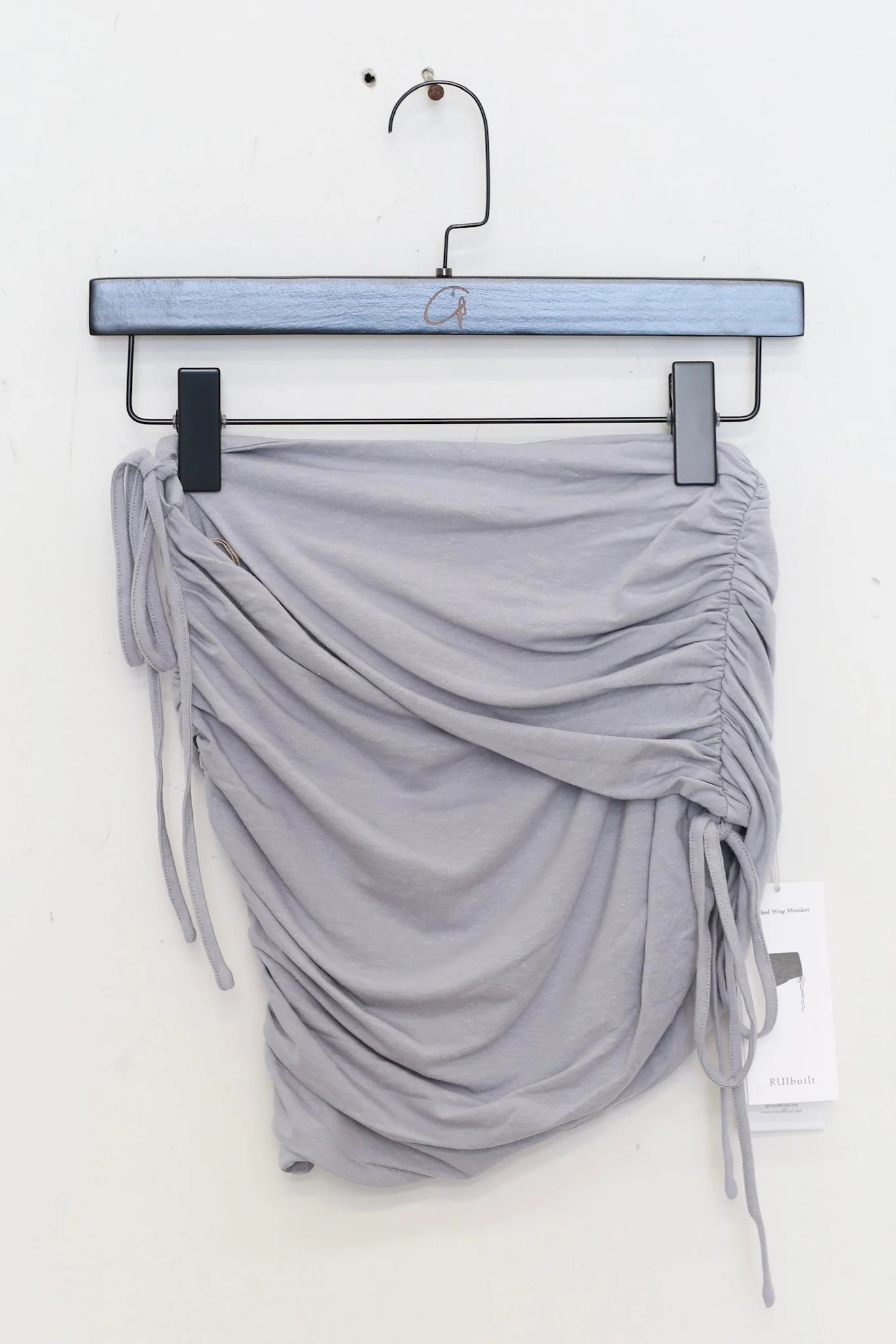 RUI built Spring/Summer 2026 Ruffled Wrap Skirt RUI-S26WV10-Misty Blue - Image 2