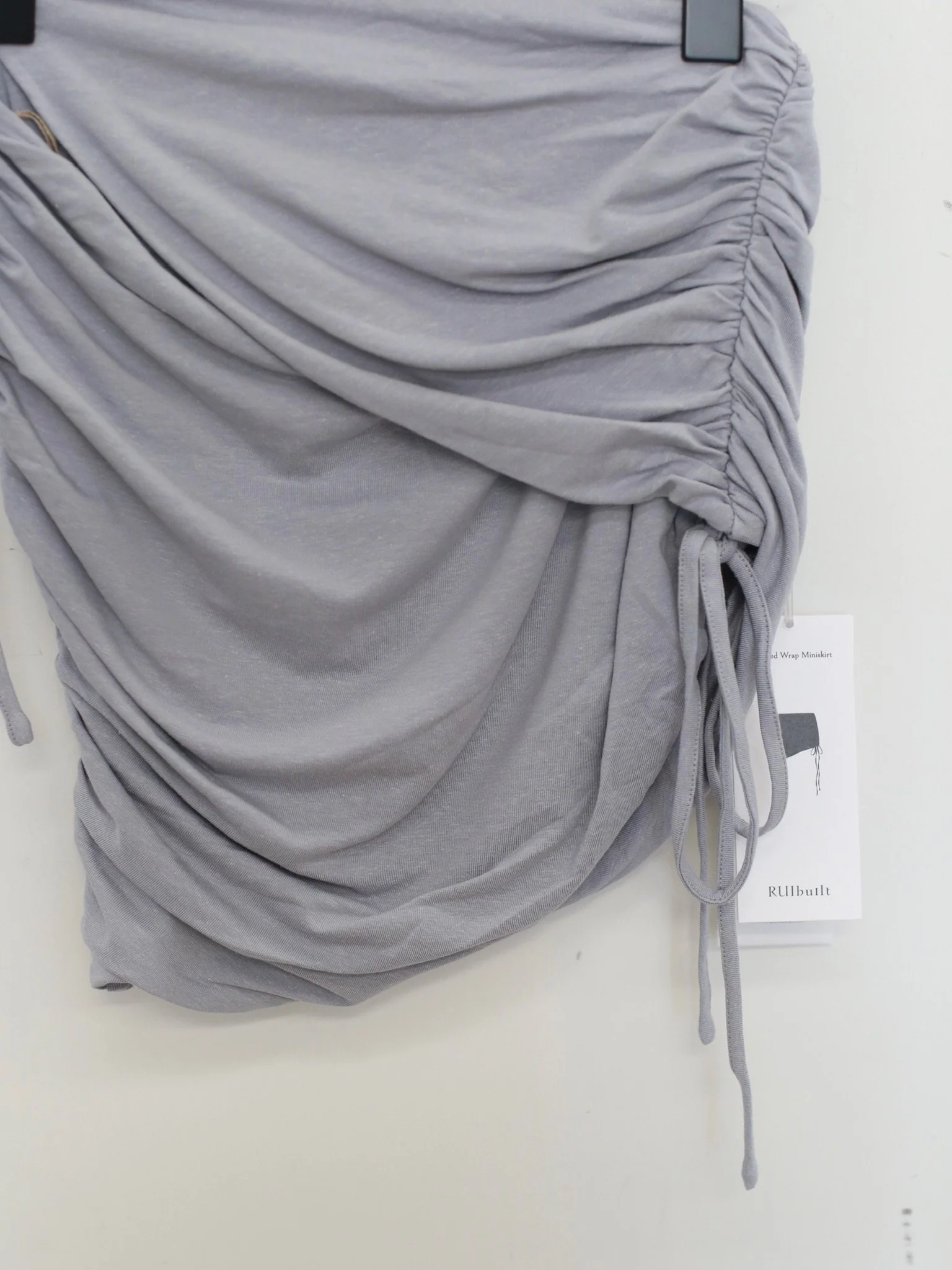 RUI built Spring/Summer 2026 Ruffled Wrap Skirt RUI-S26WV10-Misty Blue - Image 3