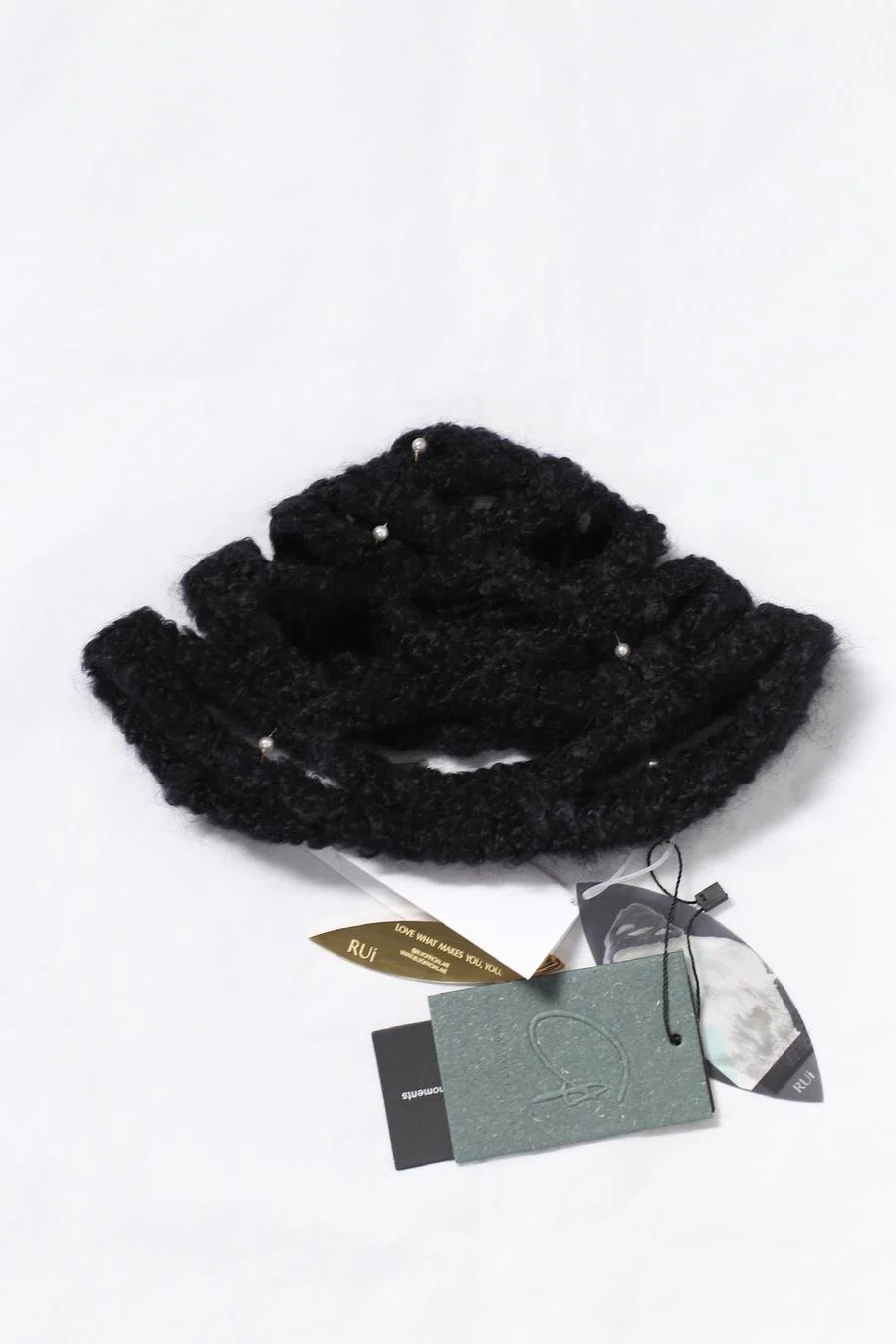 RUI crochet beanie RAW22AC01 Onyx black - Image 2