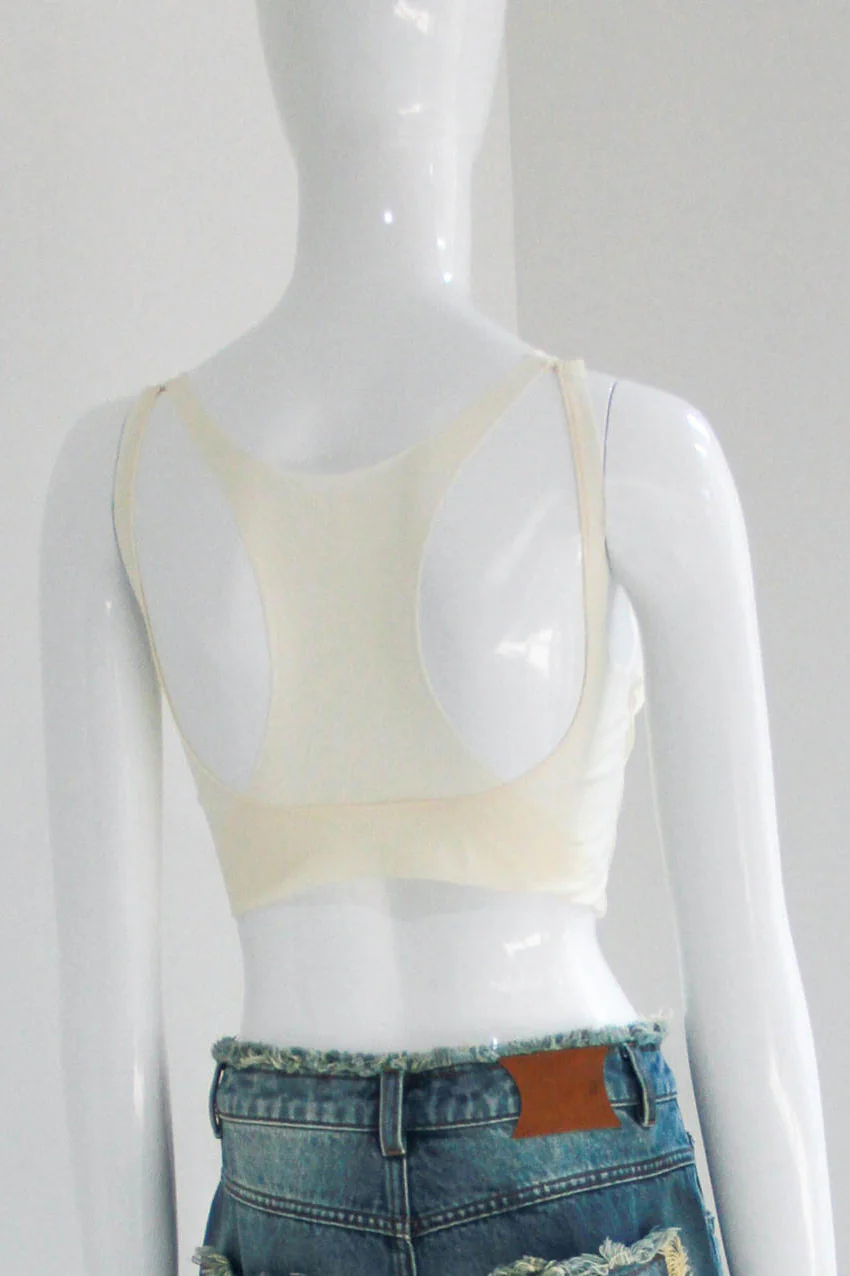RUI Printed Vest RSS23WV05 Vapor White - Image 15