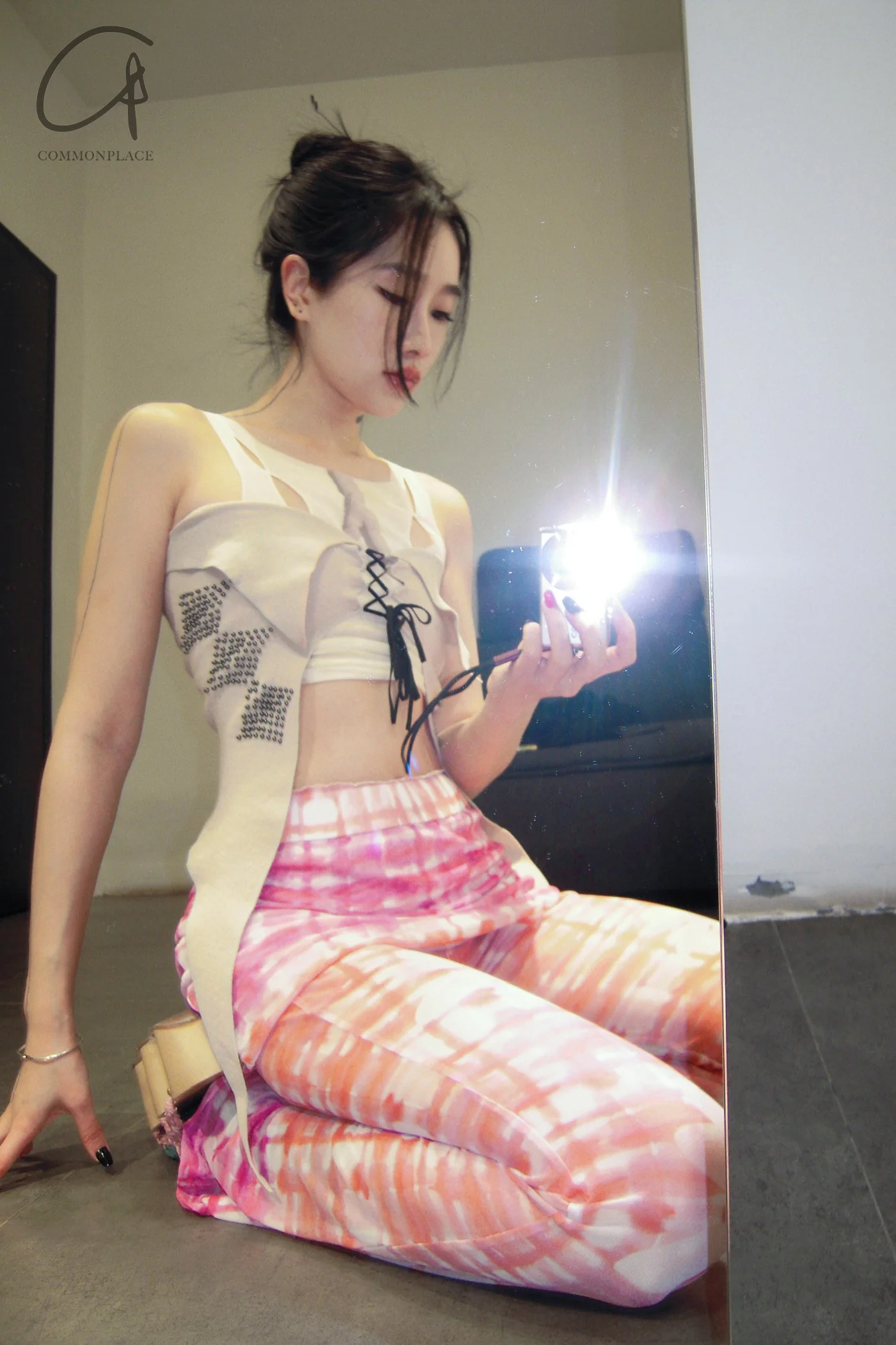 RUI Printed Vest RSS23WV05 Vapor White - Image 16
