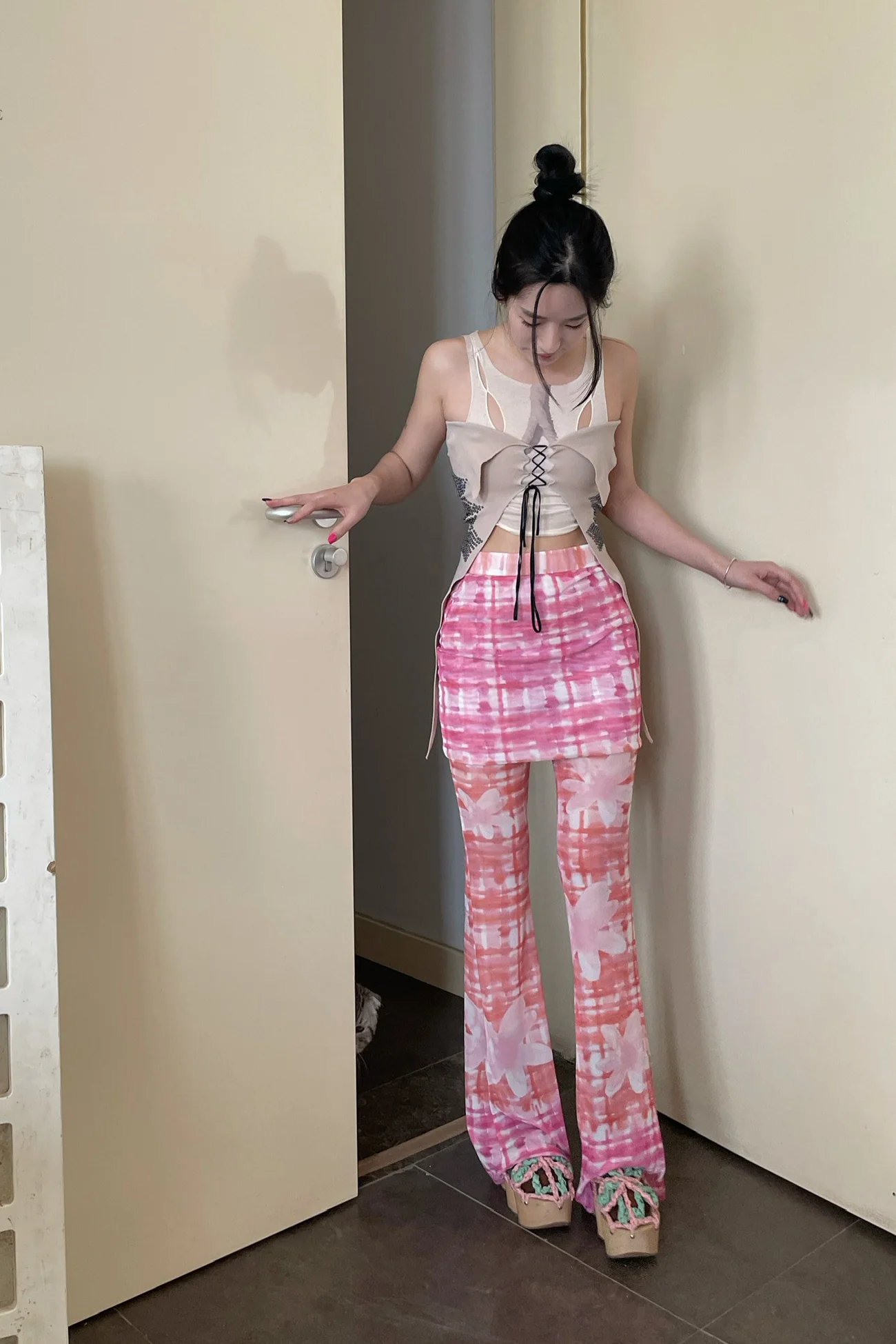 RUI Printed Vest RSS23WV05 Vapor White - Image 18