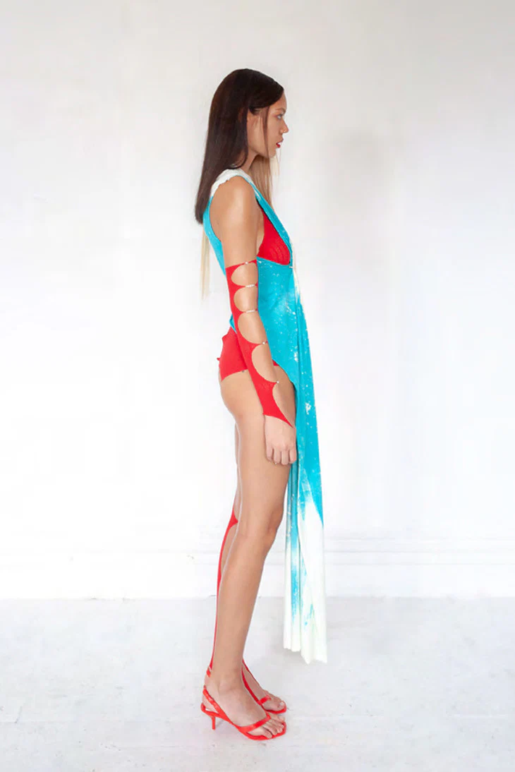 RUI sleeveless pleated top R008 - Image 3