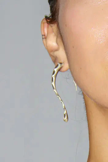 RUI sterling silver drop fishhook earrings RSS24AC02 distressed/silver PR3 - Image 9