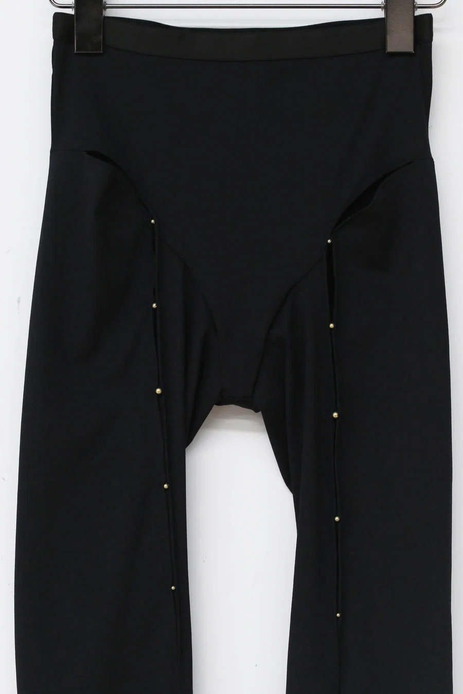 Rui Zhou WV05 series hollow flared stretch casual pants RUI-RUIFW21WV05-HEI Black Onyx - Image 15