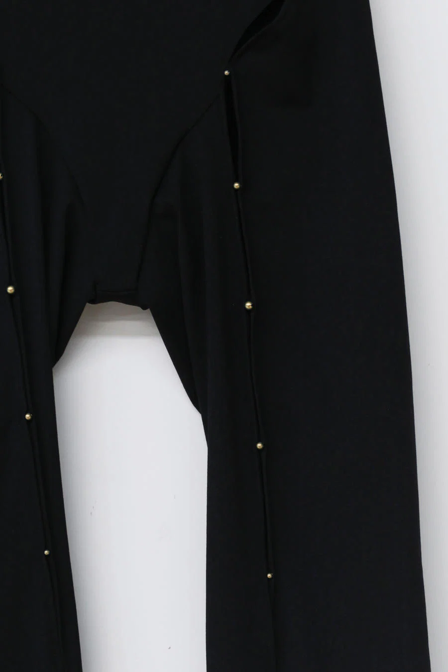 Rui Zhou WV05 series hollow flared stretch casual pants RUI-RUIFW21WV05-HEI Black Onyx - Image 16