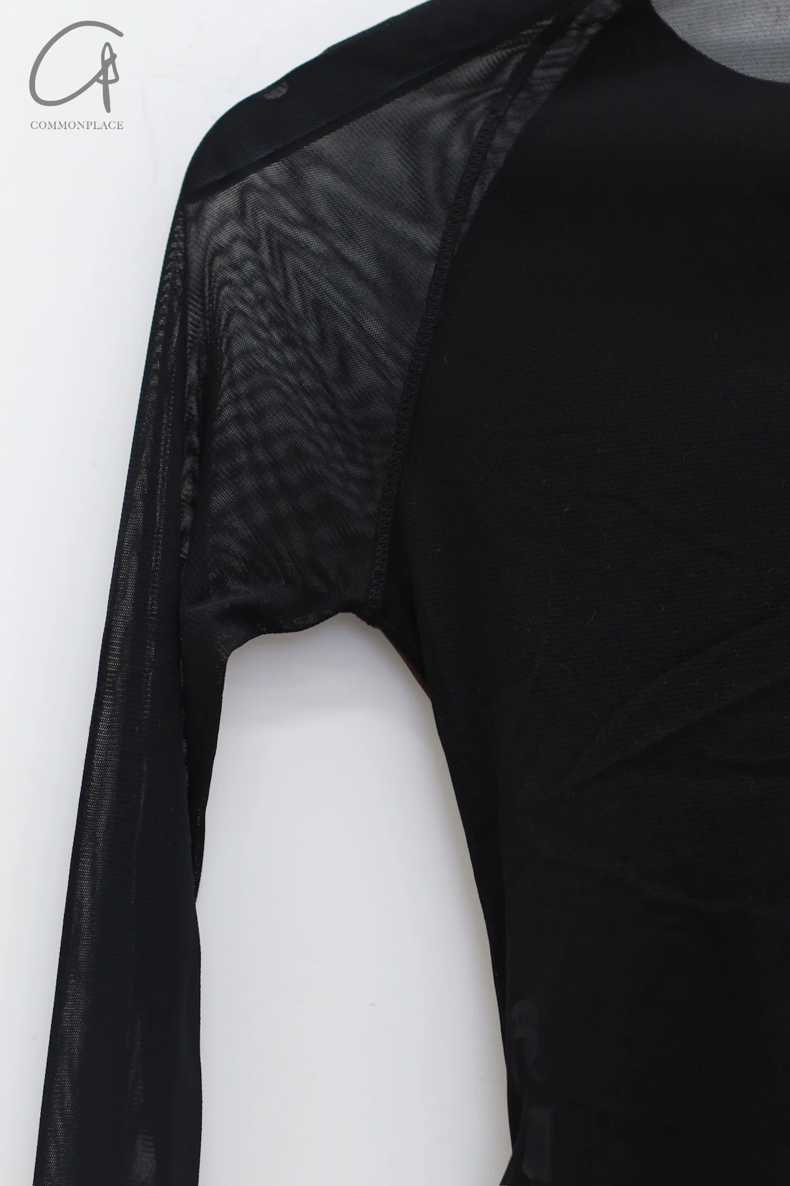 Rui Zhou 24 Autumn and Winter Free Point Long Sleeve Top RUI-RAW24WV03-QKLH Chocolate mixOnyx - Image 7