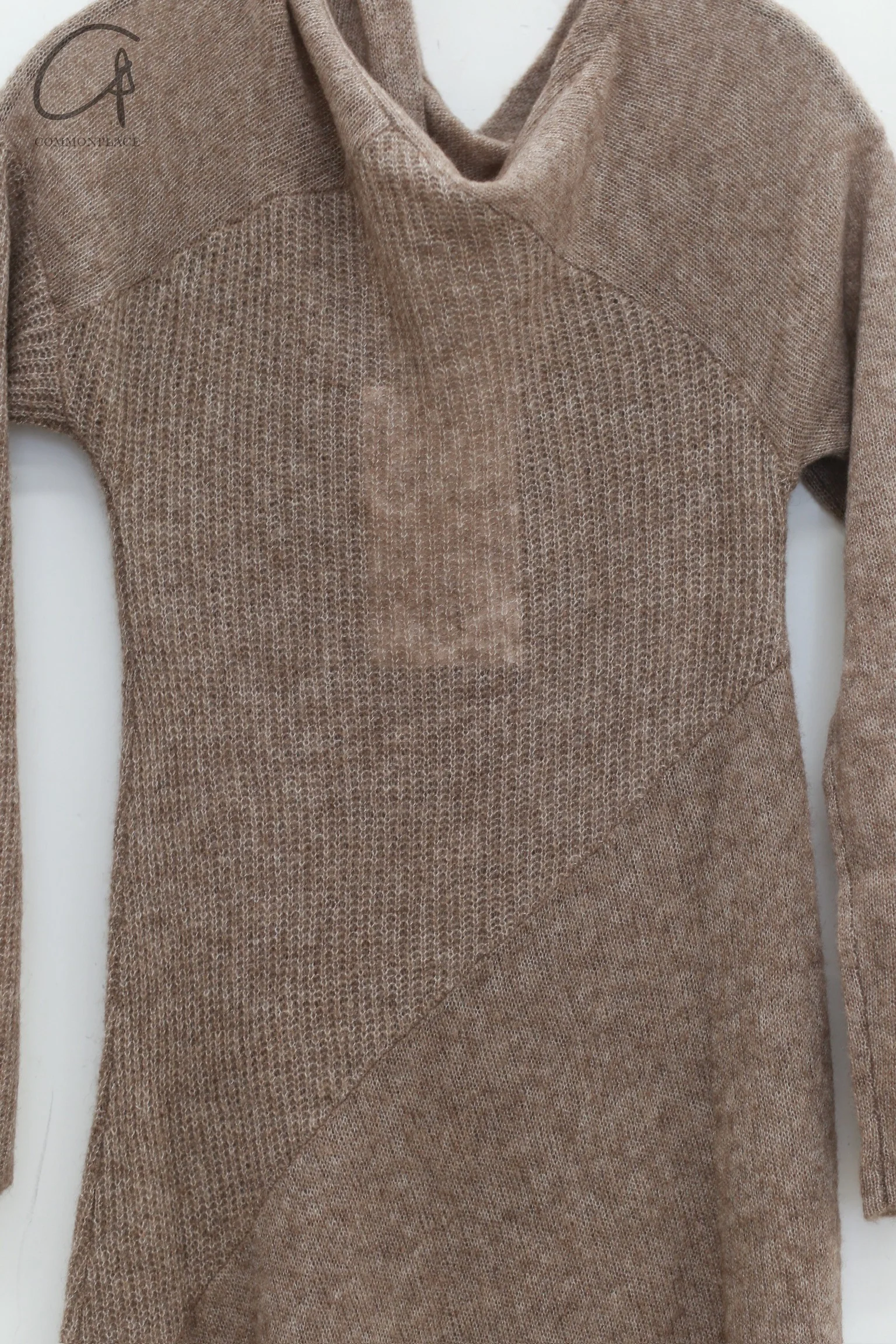 RUOHAN 24 autumn and winter collage cashmere dress RH-RHKN152AW24-ZONG brown - Image 10