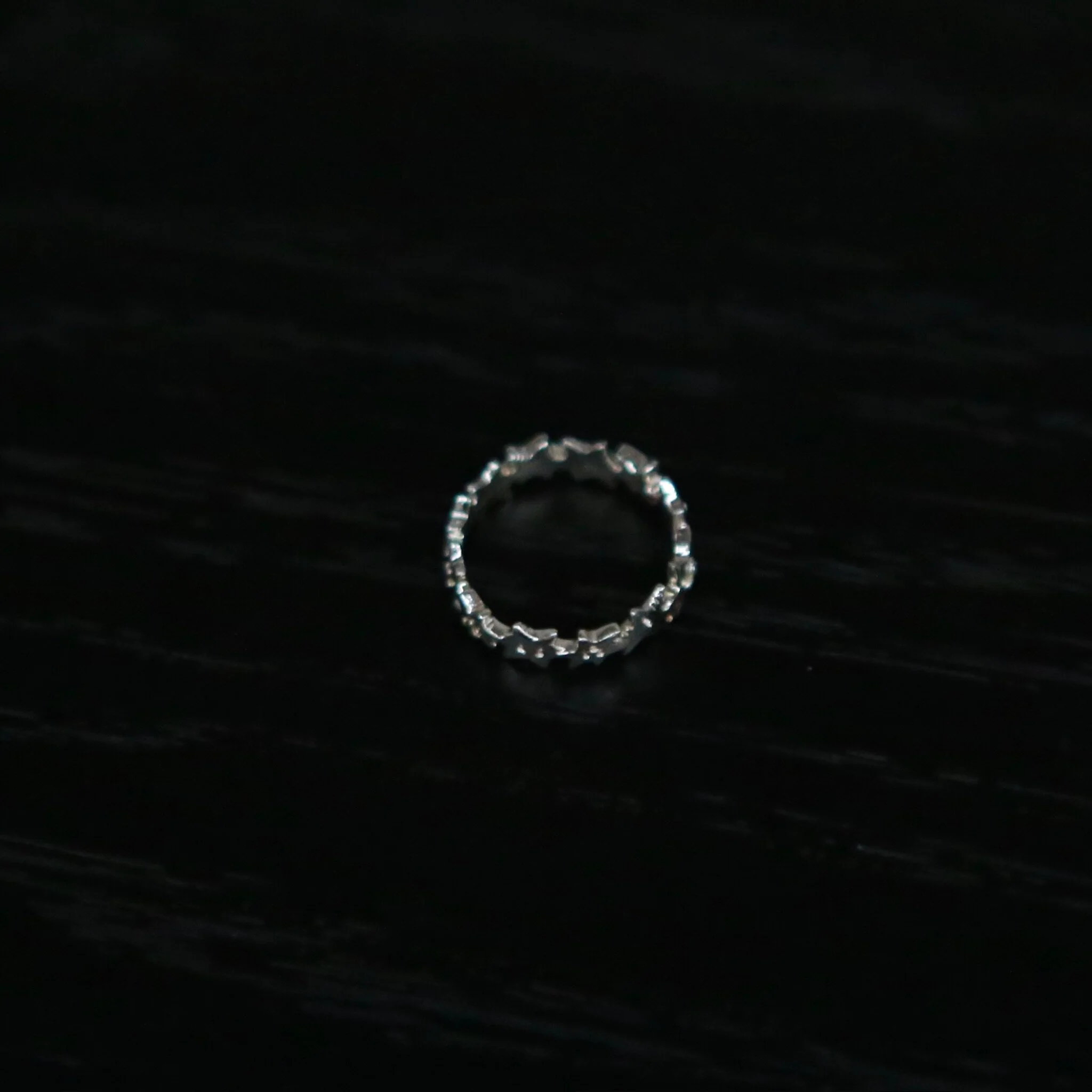 SALE E PEPE Christmas Collection Sterling Silver Stars Ring SEP-SPCMF01-YIN Silver - Image 4