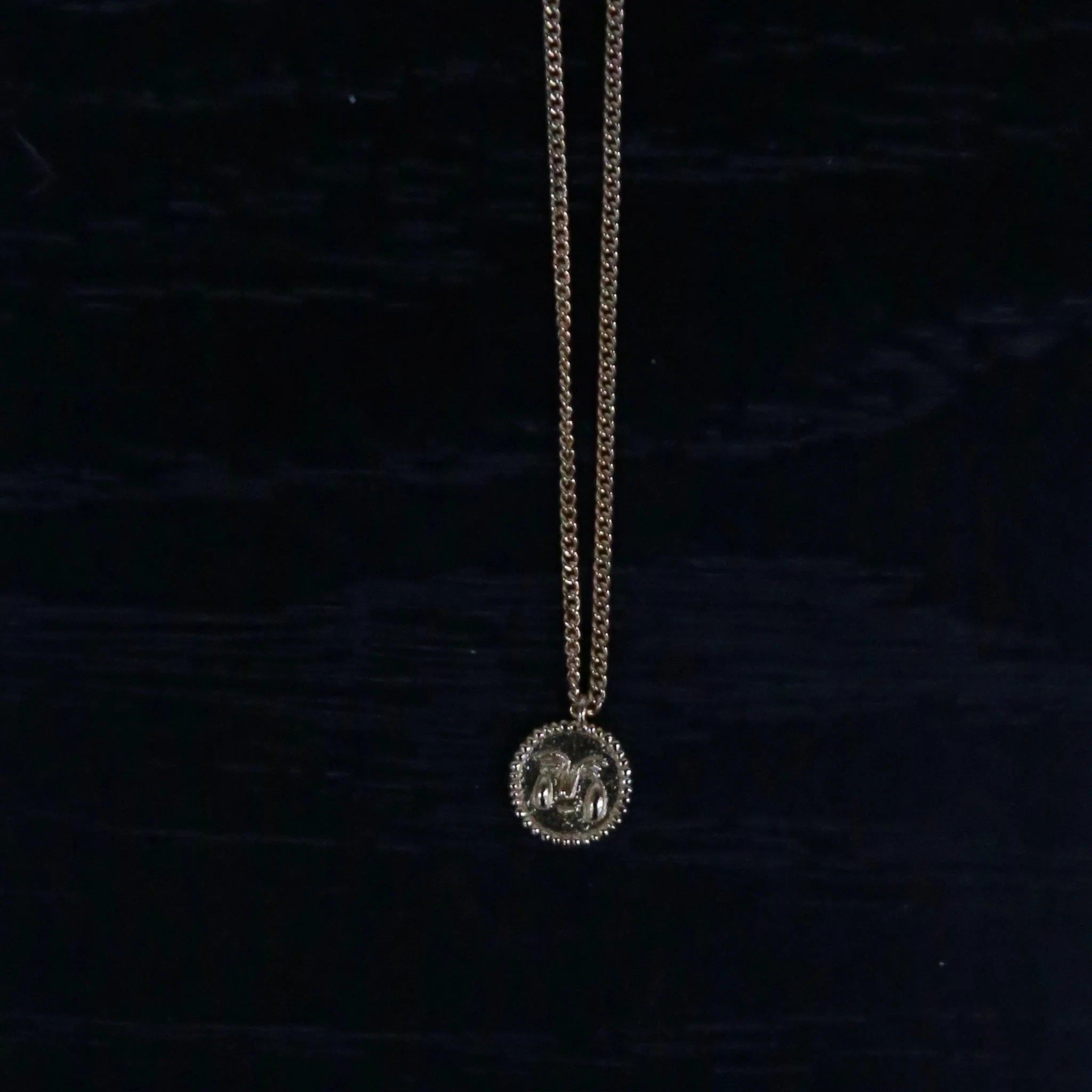 SALE E PEPE Sterling Silver/Gold Plated Dionysus Teardrop Pendant Necklace SEP-SP05N04-JIN Gold (SP05N03) - Image 3