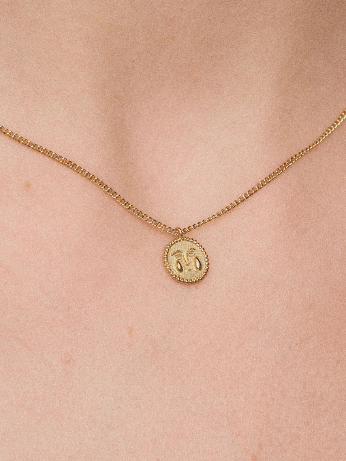 SALE E PEPE Sterling Silver/Gold Plated Dionysus Teardrop Pendant Necklace SEP-SP05N04-JIN Gold (SP05N03) - Image 6