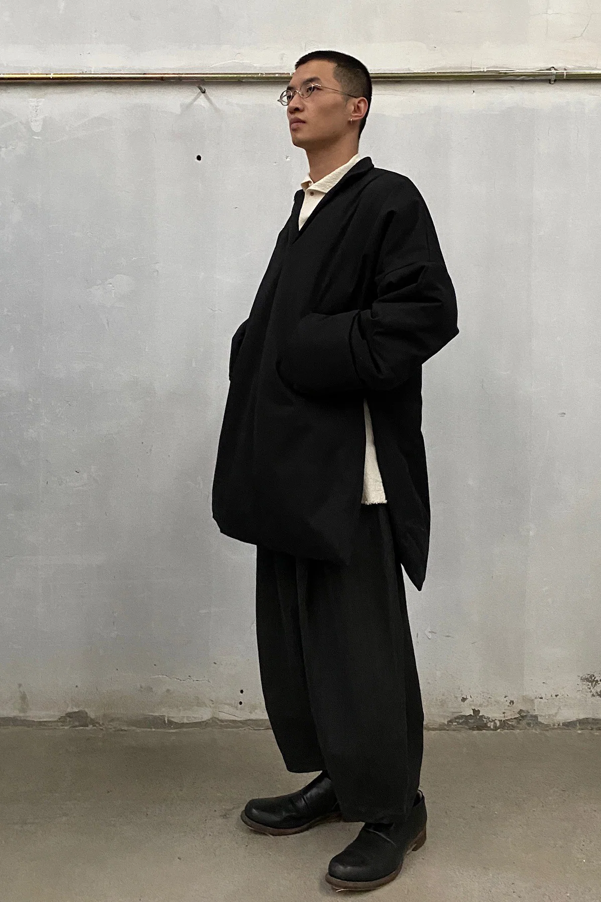 SAMUEL GUI YANG Black Benolac Top AW21CO04-1 - Image 5